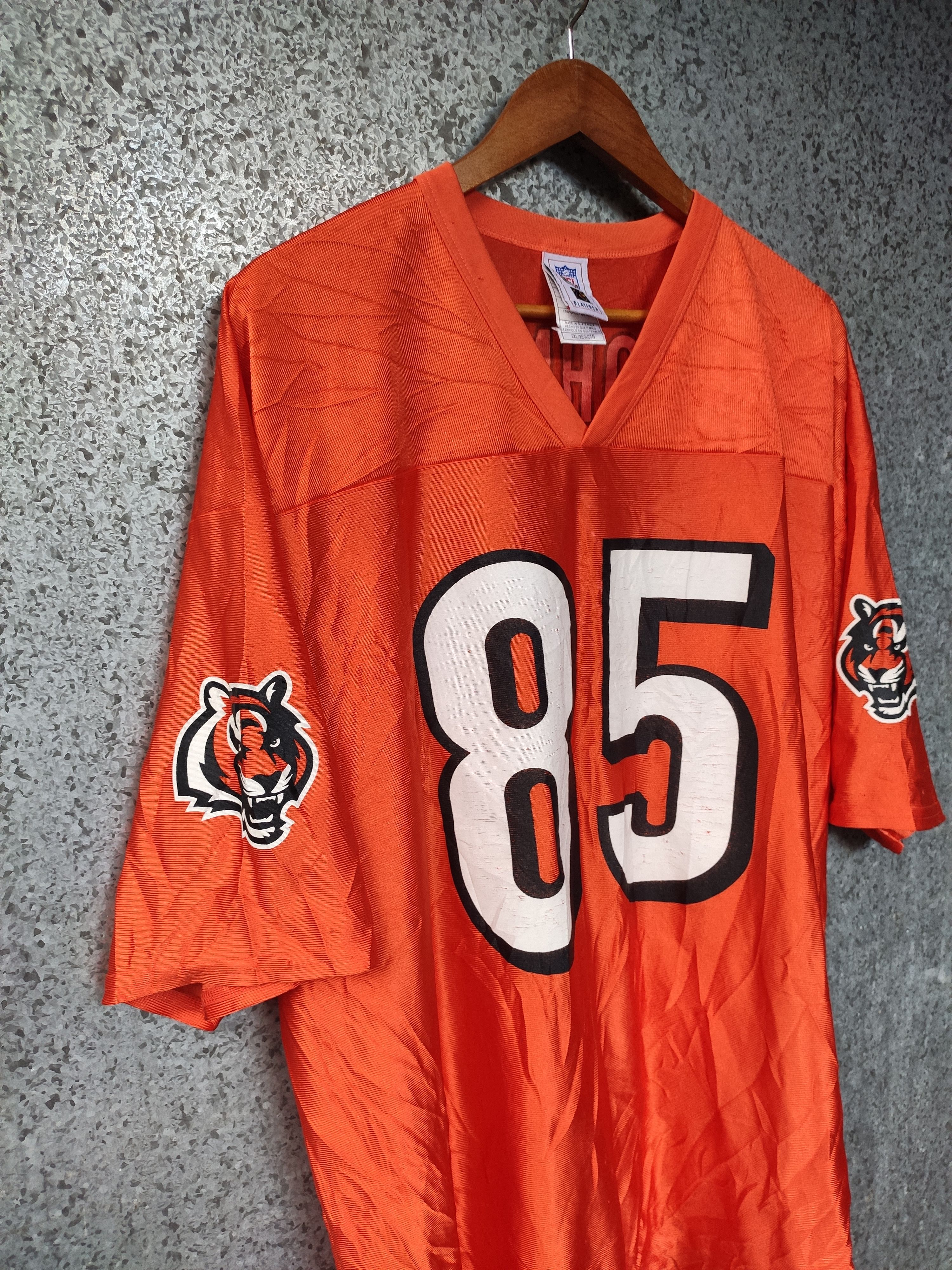 NFL Vintage C Johnson jersey 85 oversize players issue Size US XL / EU 56 / 4 - 5 Thumbnail
