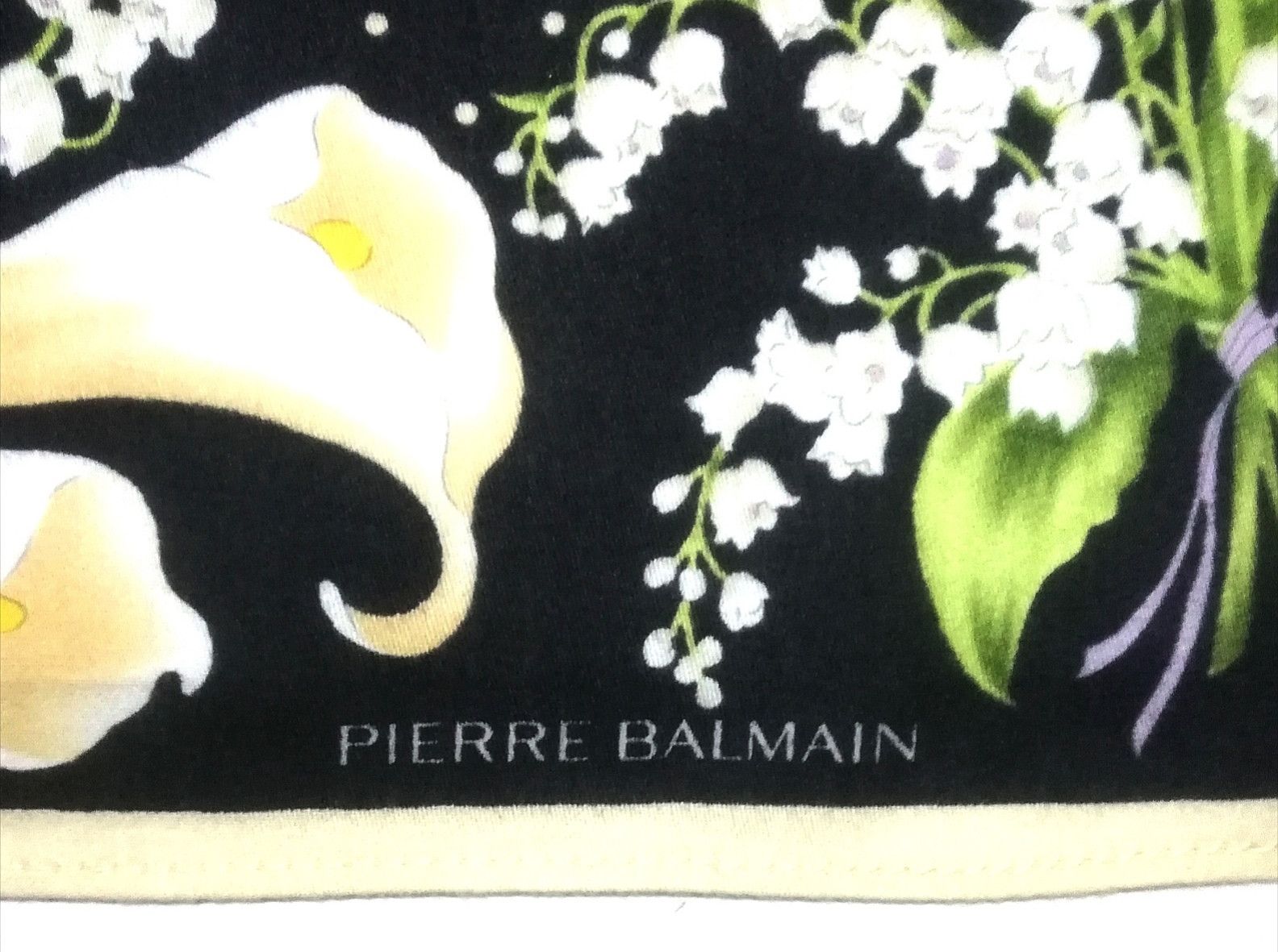 Pierre Balmain Pierre Balmain Paris Flower Printed Bandana Luxury Size ONE SIZE - 4 Thumbnail