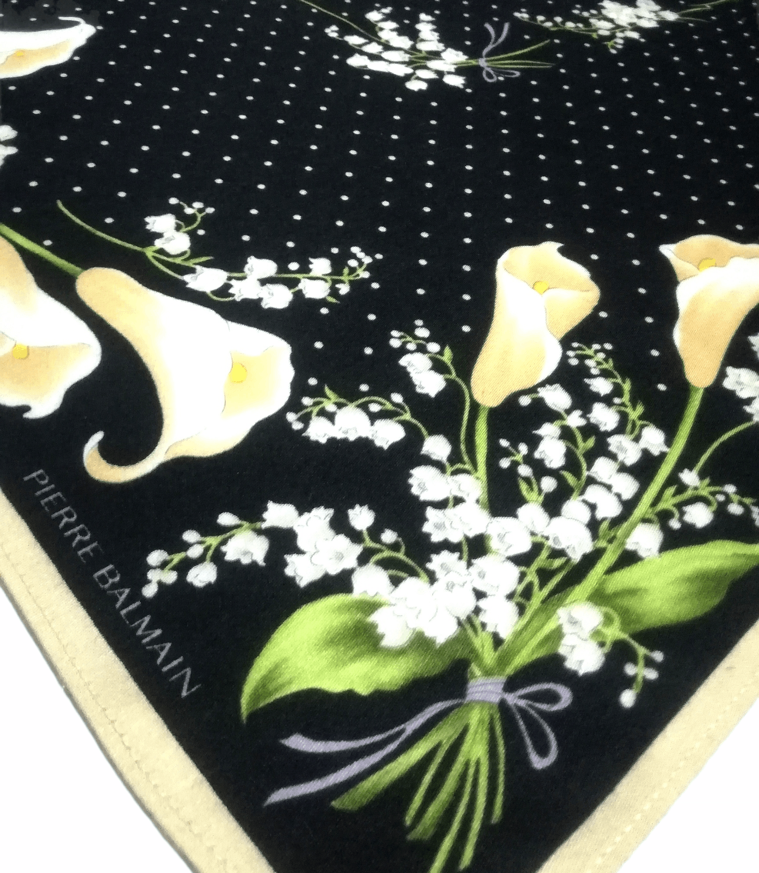 Pierre Balmain Pierre Balmain Paris Flower Printed Bandana Luxury Size ONE SIZE - 5 Thumbnail