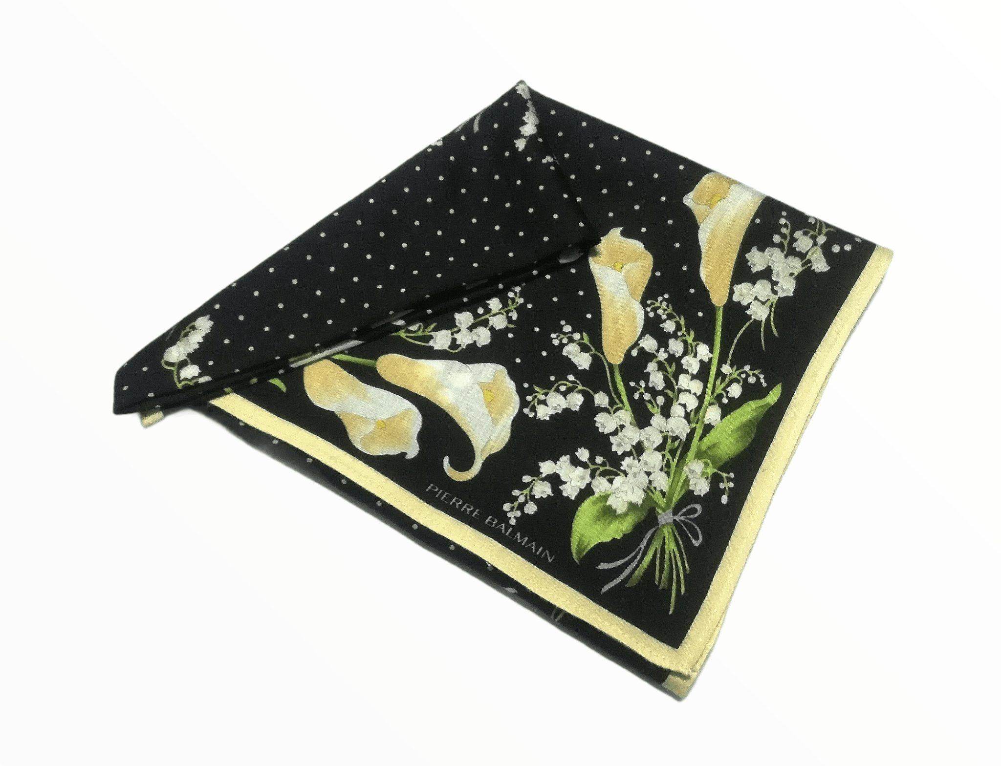 Pierre Balmain Pierre Balmain Paris Flower Printed Bandana Luxury Size ONE SIZE - 3 Thumbnail