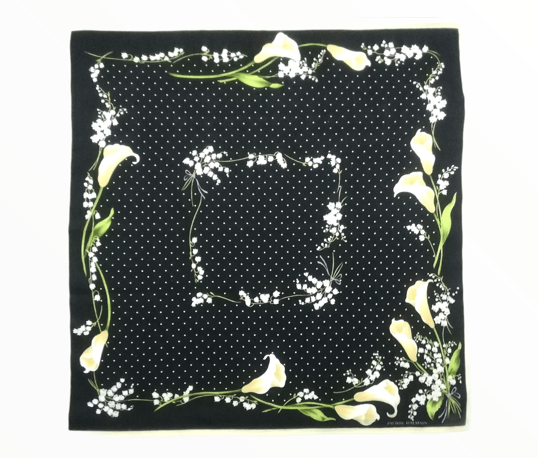 Pierre Balmain Pierre Balmain Paris Flower Printed Bandana Luxury Size ONE SIZE - 6 Thumbnail