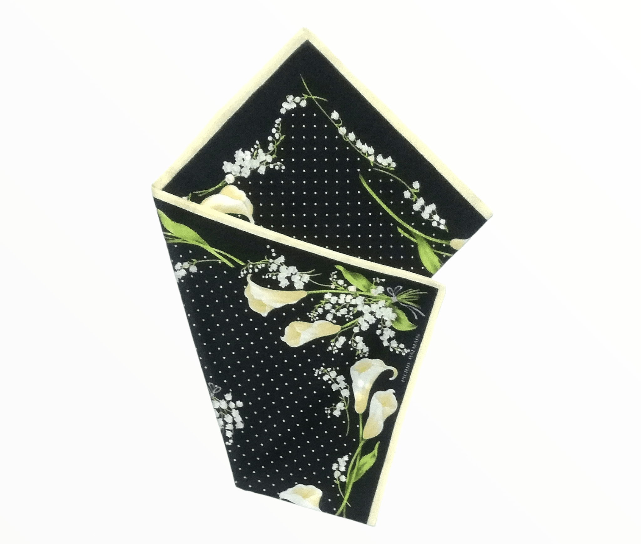 Pierre Balmain Pierre Balmain Paris Flower Printed Bandana Luxury Size ONE SIZE - 1 Thumbnail