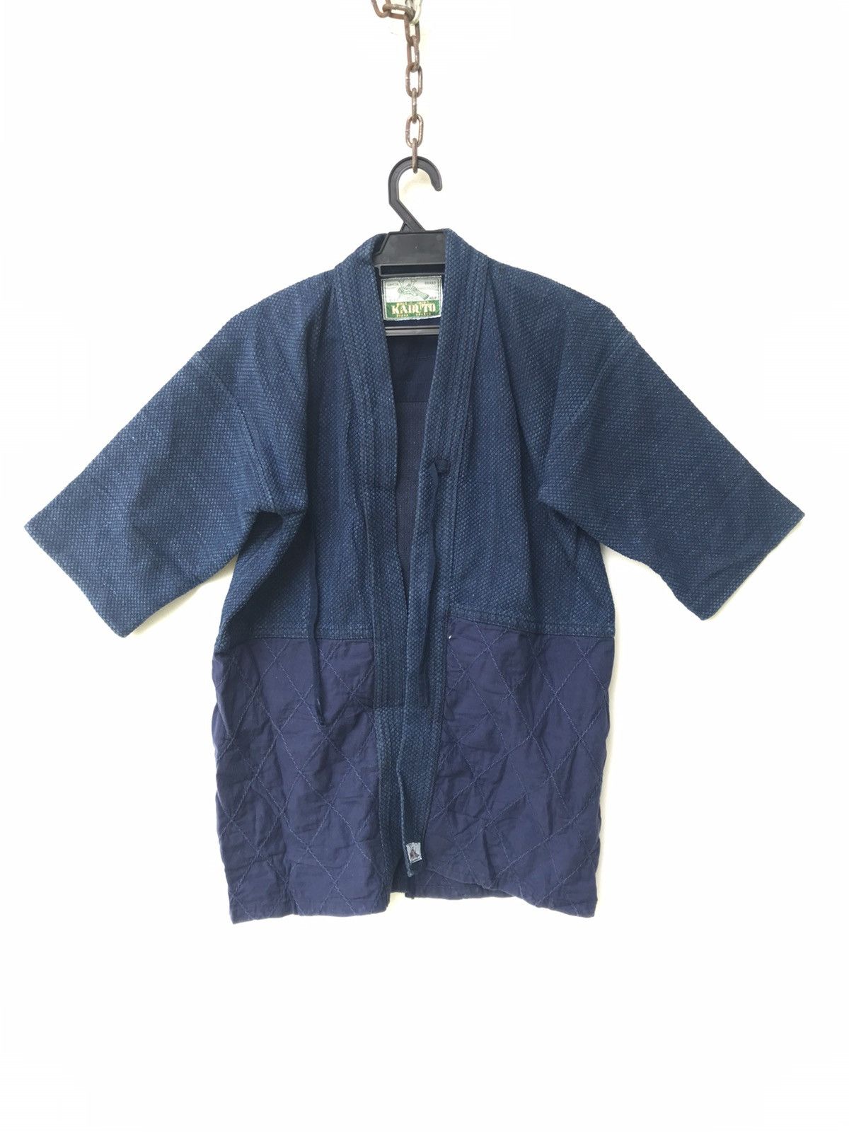 Indigo KENDO STYLE INDIGO KIMONO KABUTO KAMEDA RARE Size US S / EU 44-46 / 1 - 1 Thumbnail