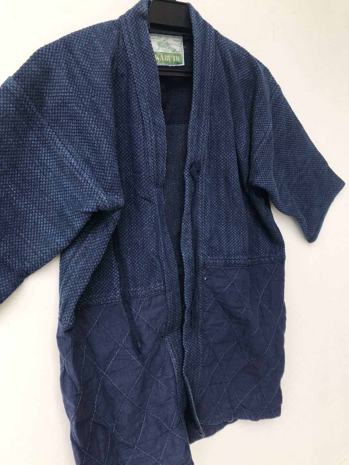 Indigo KENDO STYLE INDIGO KIMONO KABUTO KAMEDA RARE Size US S / EU 44-46 / 1 - 3 Thumbnail