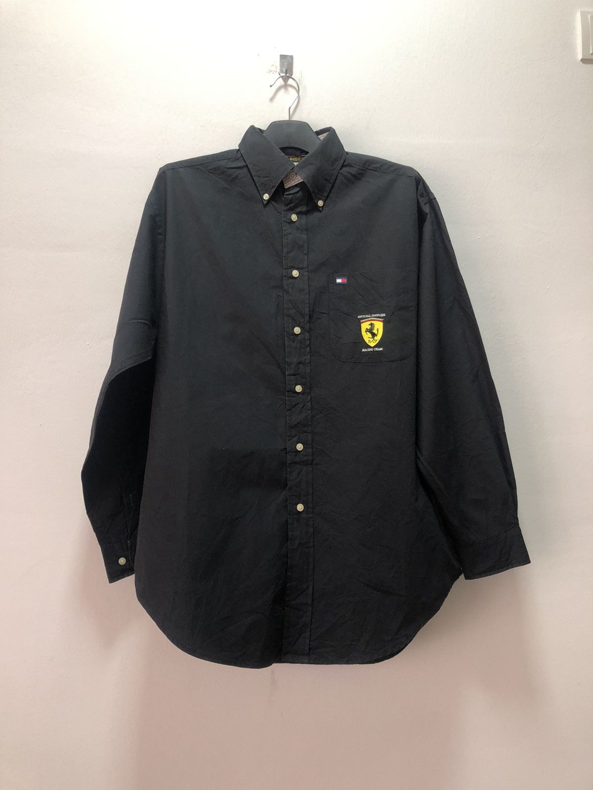 Ferrari × Tommy Hilfiger TOMMY HILFIGER FERRARI Shirt Black Size US S / EU 44-46 / 1 - 1 Thumbnail