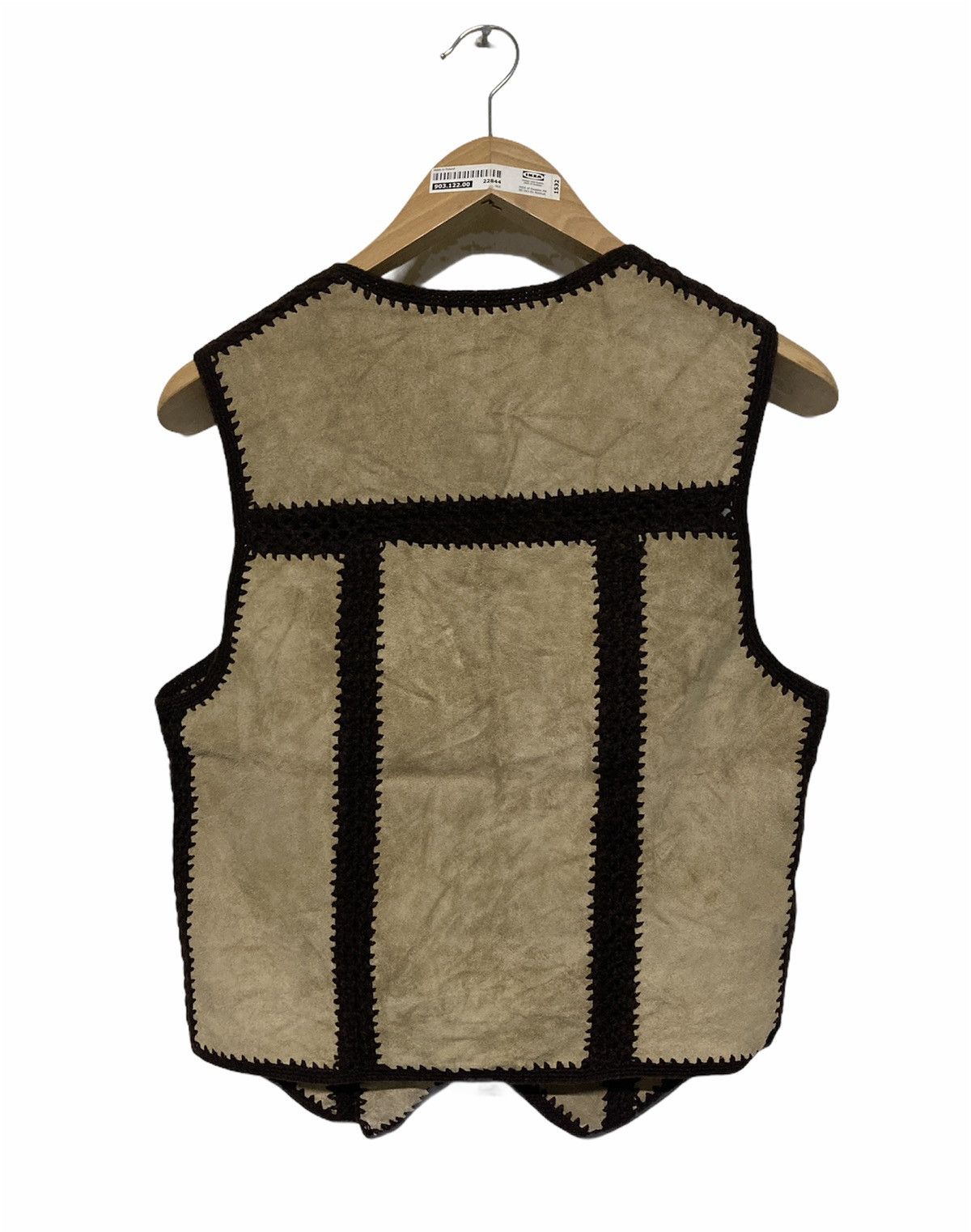Handmade × Leather × Vintage Vintags M&K Cow Leather Vest Size US S / EU 44-46 / 1 - 2 Thumbnail