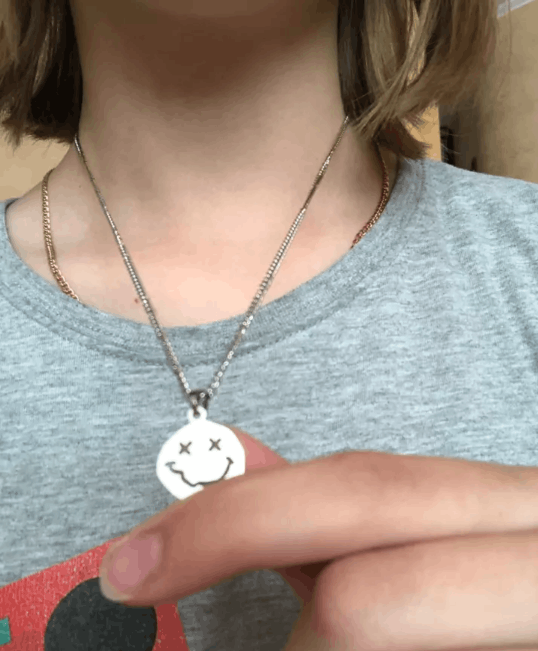 Vintage Smile Face Necklace Size ONE SIZE - 5 Thumbnail