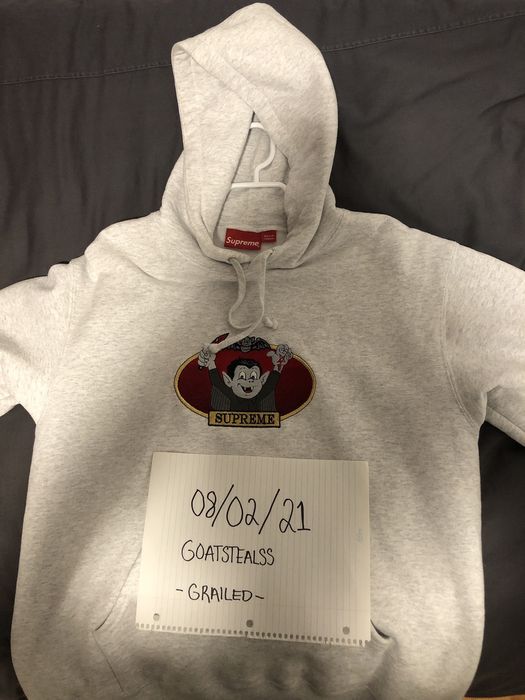 Supreme Supreme Vampire Boy Hooded Sweatshirt Grailed