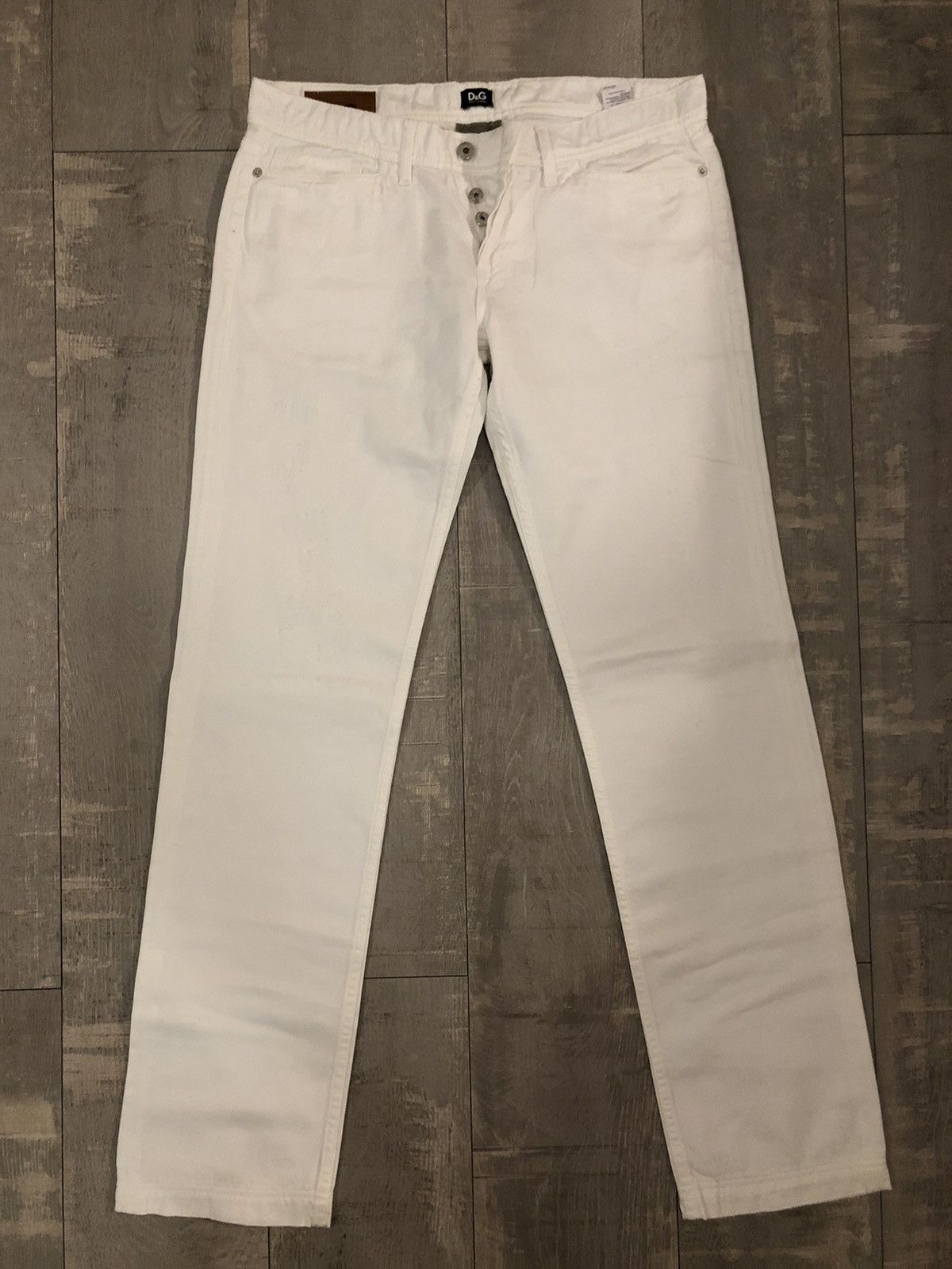 D&G Dolce&Gabbana White Denim Jeans