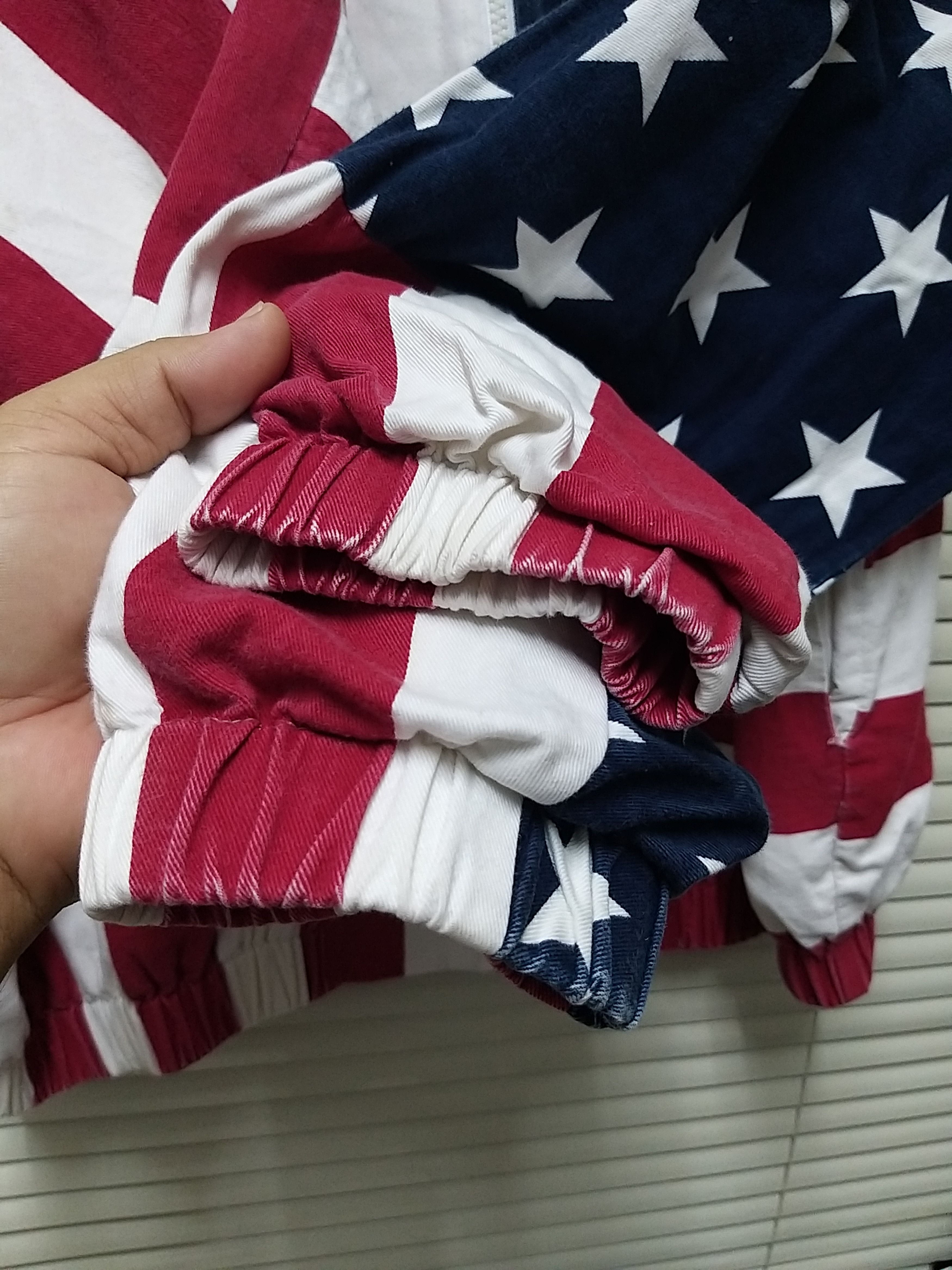 American Apparel VINTAGE 90'S AMERICAN FLAG BLOUSON JACKET Size US XXL / EU 58 / 5 - 5 Thumbnail