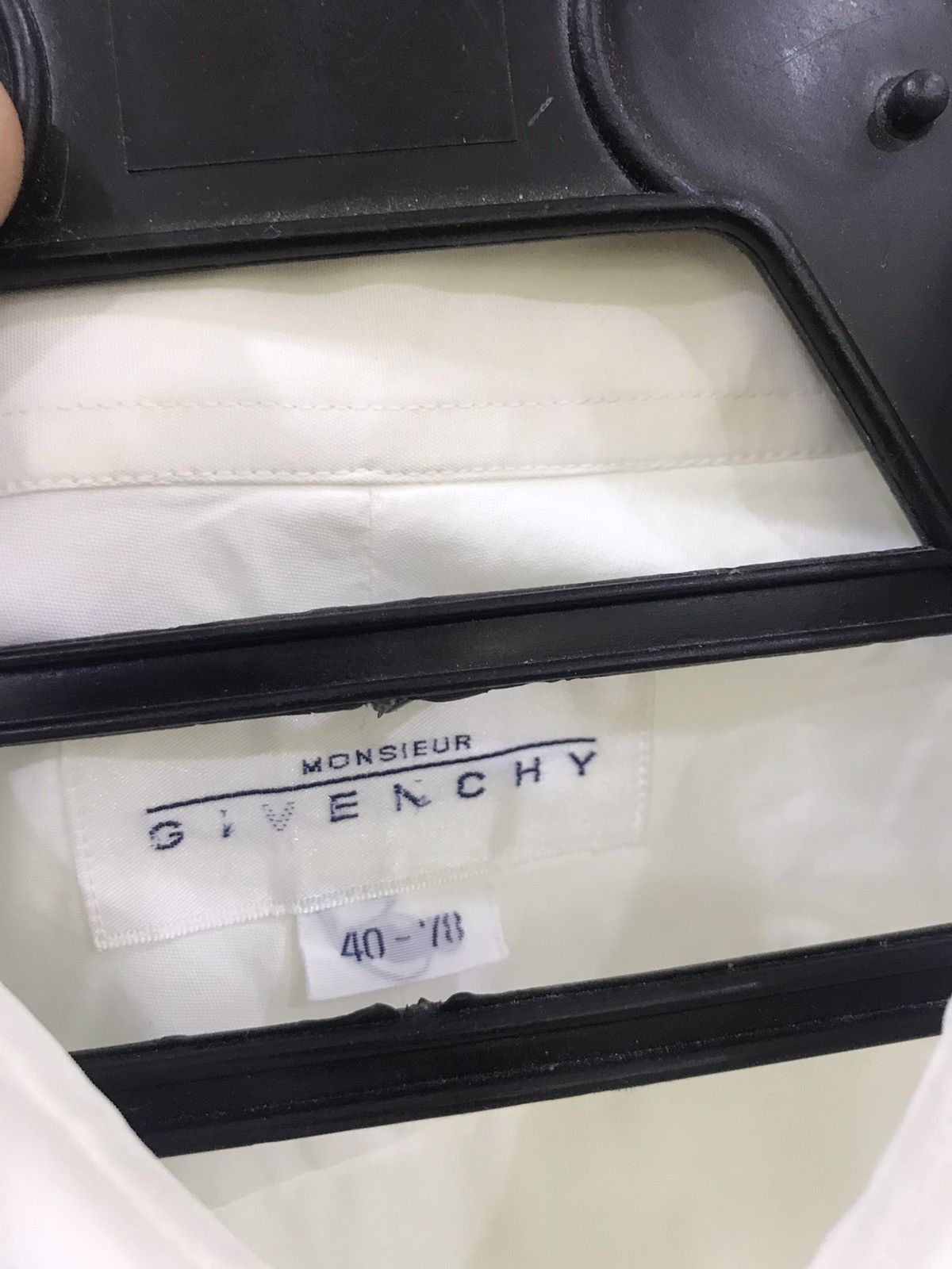 Givenchy Givenchy Monsier White Shirt Button Up Size US L / EU 52-54 / 3 - 6 Thumbnail