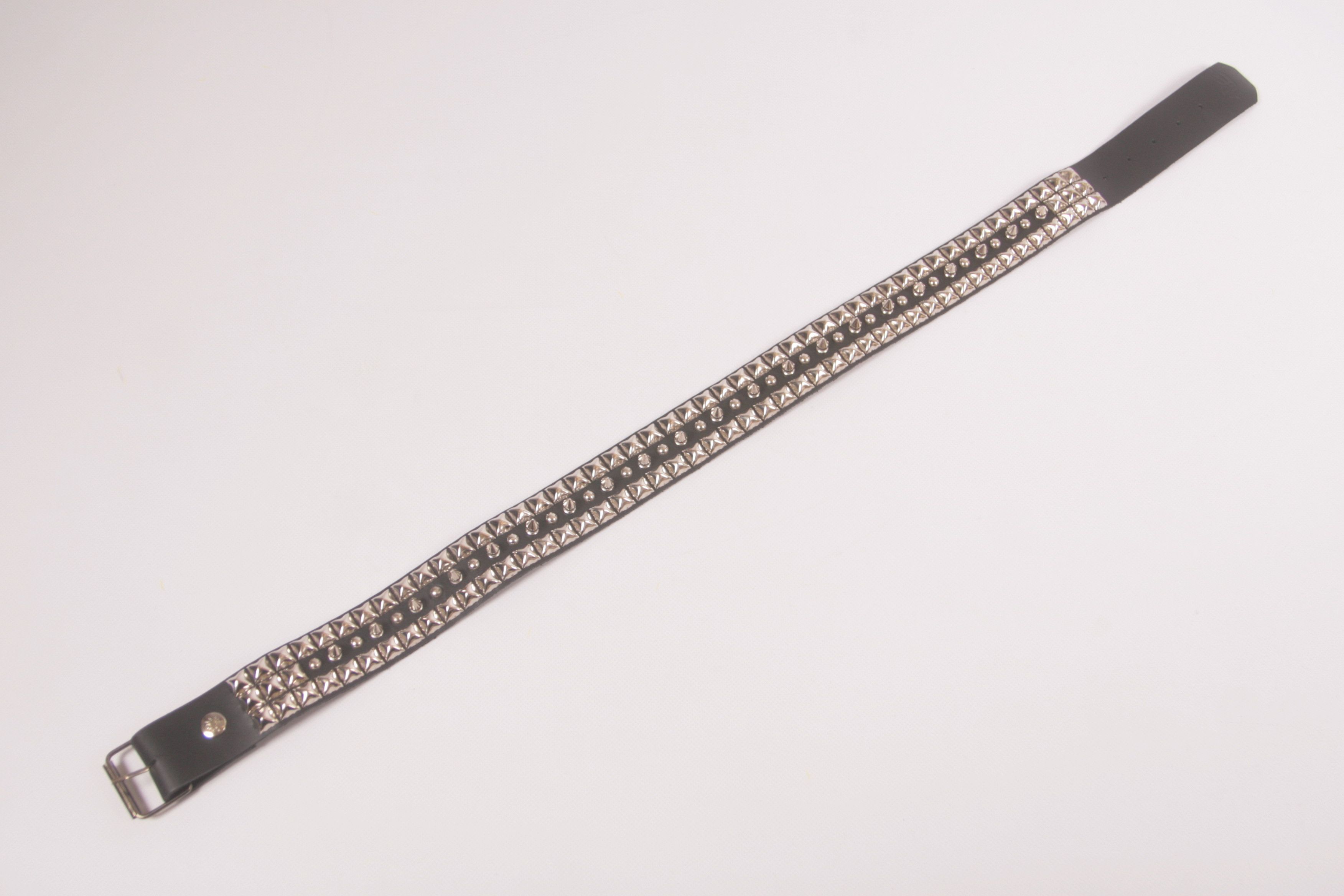 Vintage APE Leather Spike Punk Goth Style Belt Size ONE SIZE - 3 Thumbnail