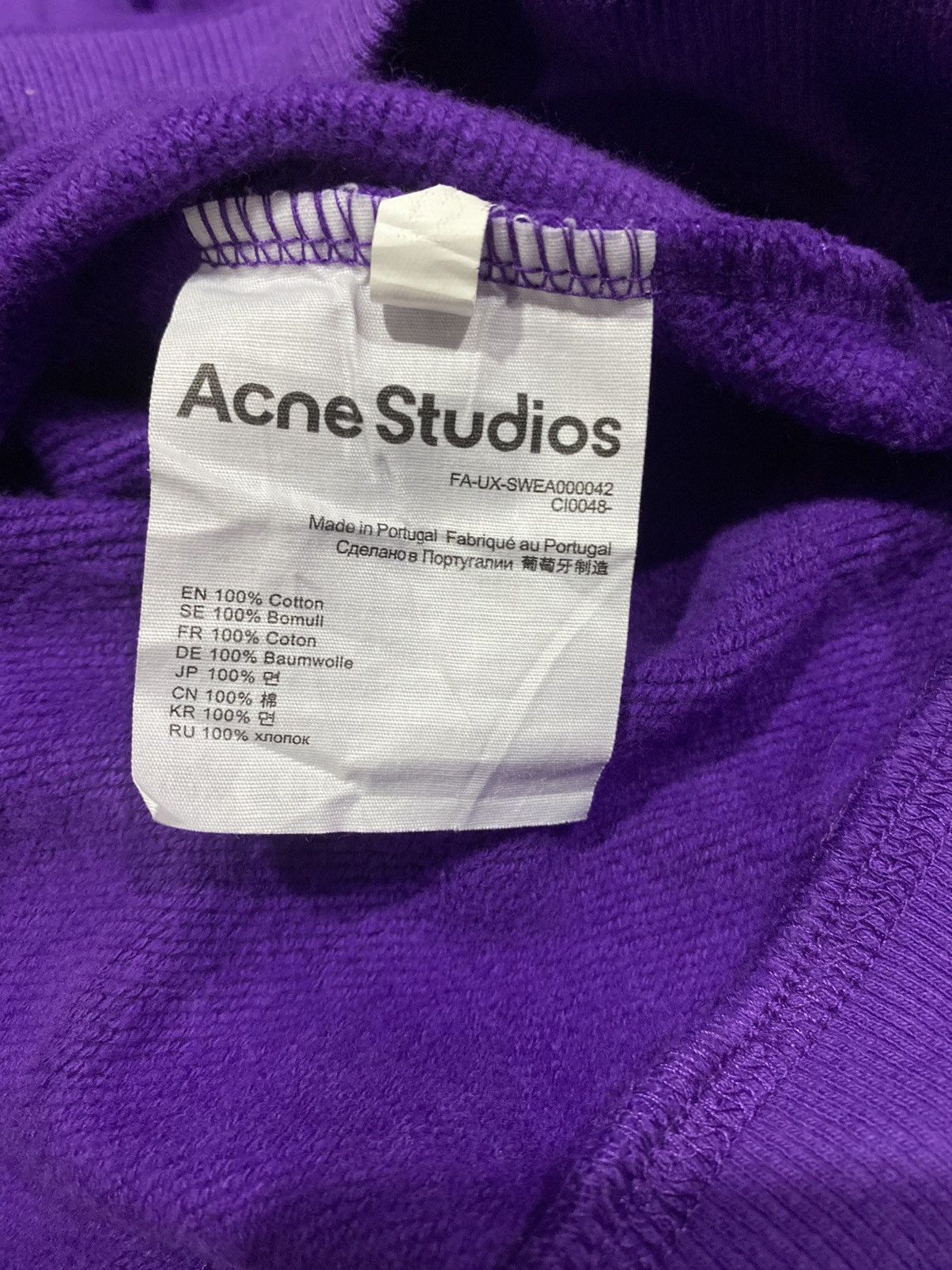 Acne Studios Ance Studios Sweatshirt Size US XS / EU 42 / 0 - 8 Thumbnail