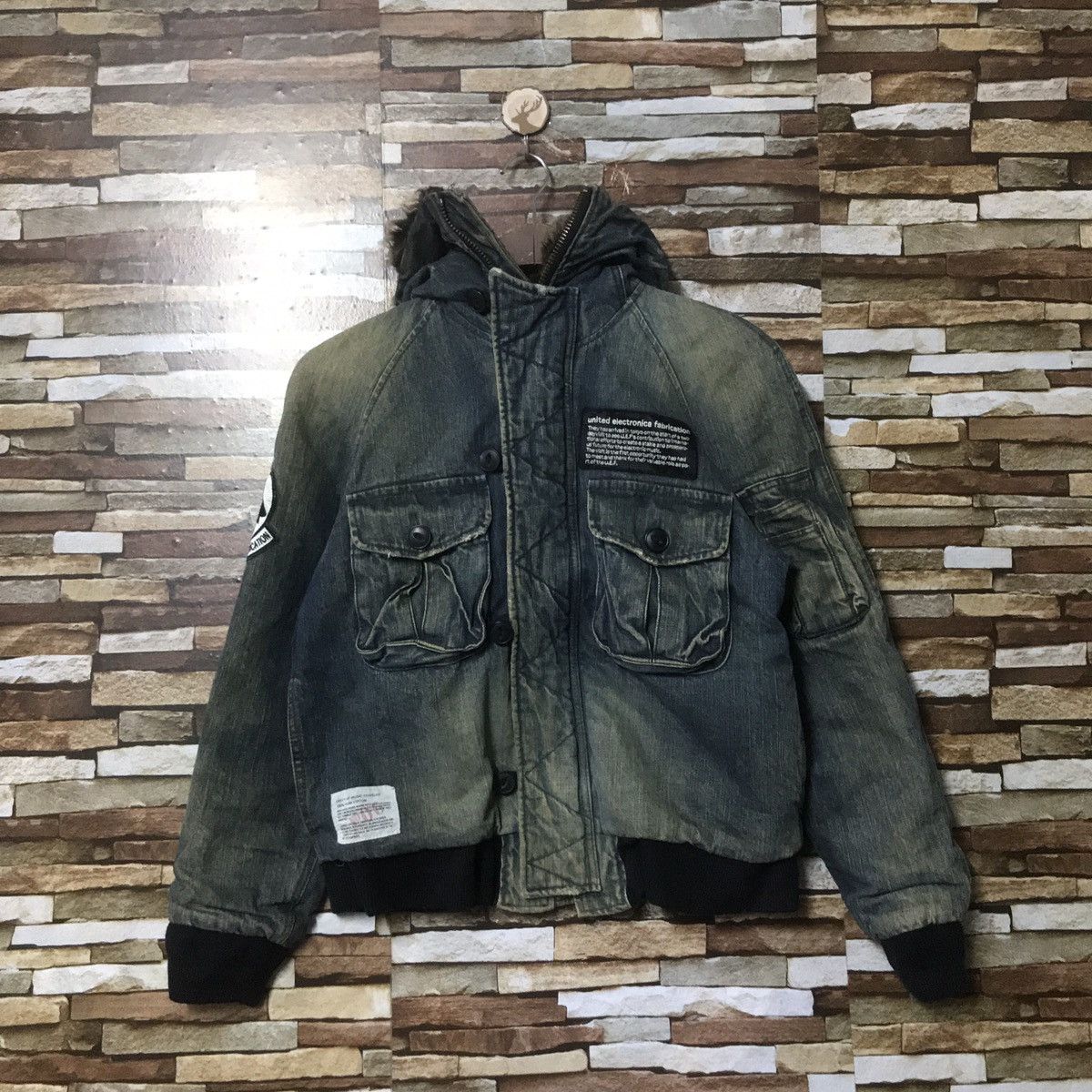 Japanese Brand Peace Animals Bomber jacket