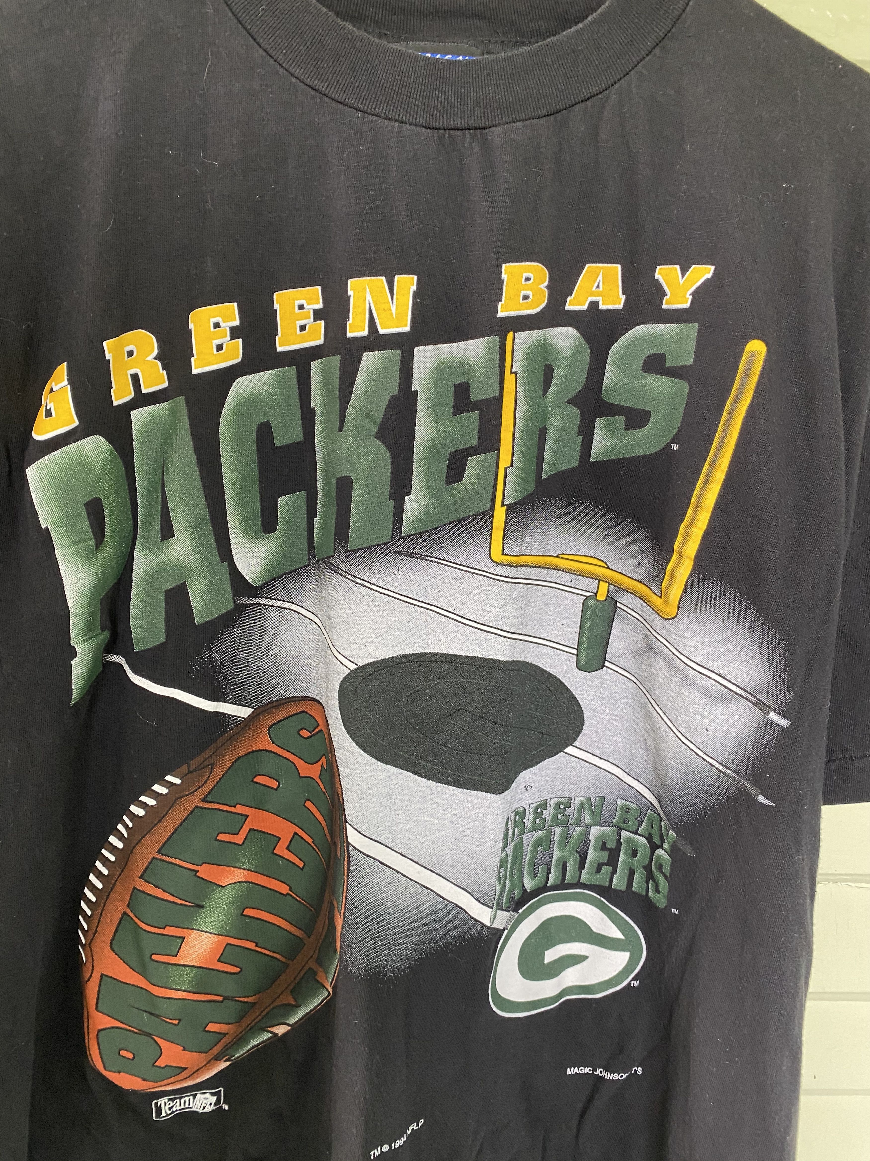 NBA × NFL × Vintage Vintage Green Bay Packers Shirt Size US L / EU 52-54 / 3 - 3 Thumbnail