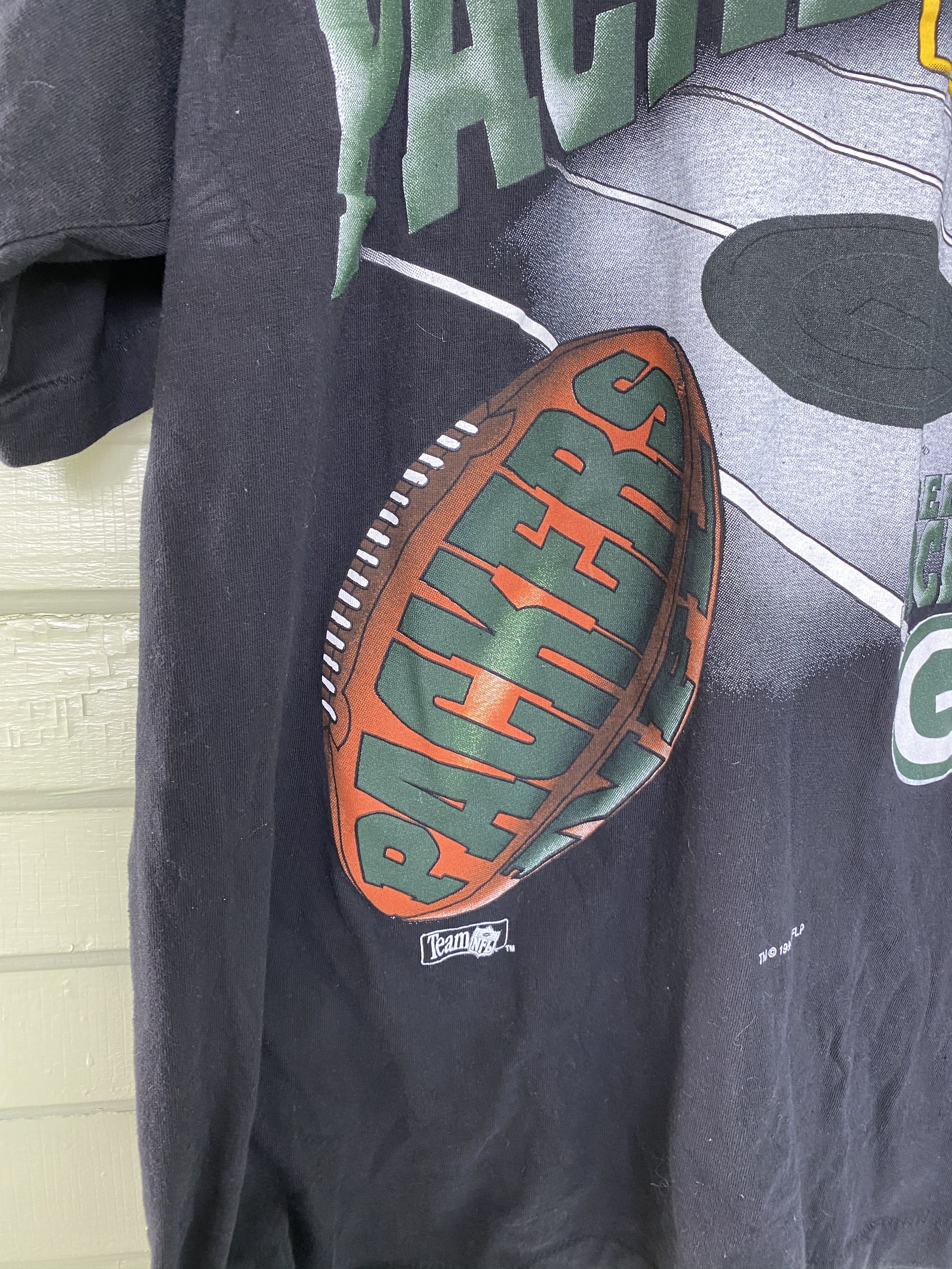 NBA × NFL × Vintage Vintage Green Bay Packers Shirt Size US L / EU 52-54 / 3 - 2 Thumbnail