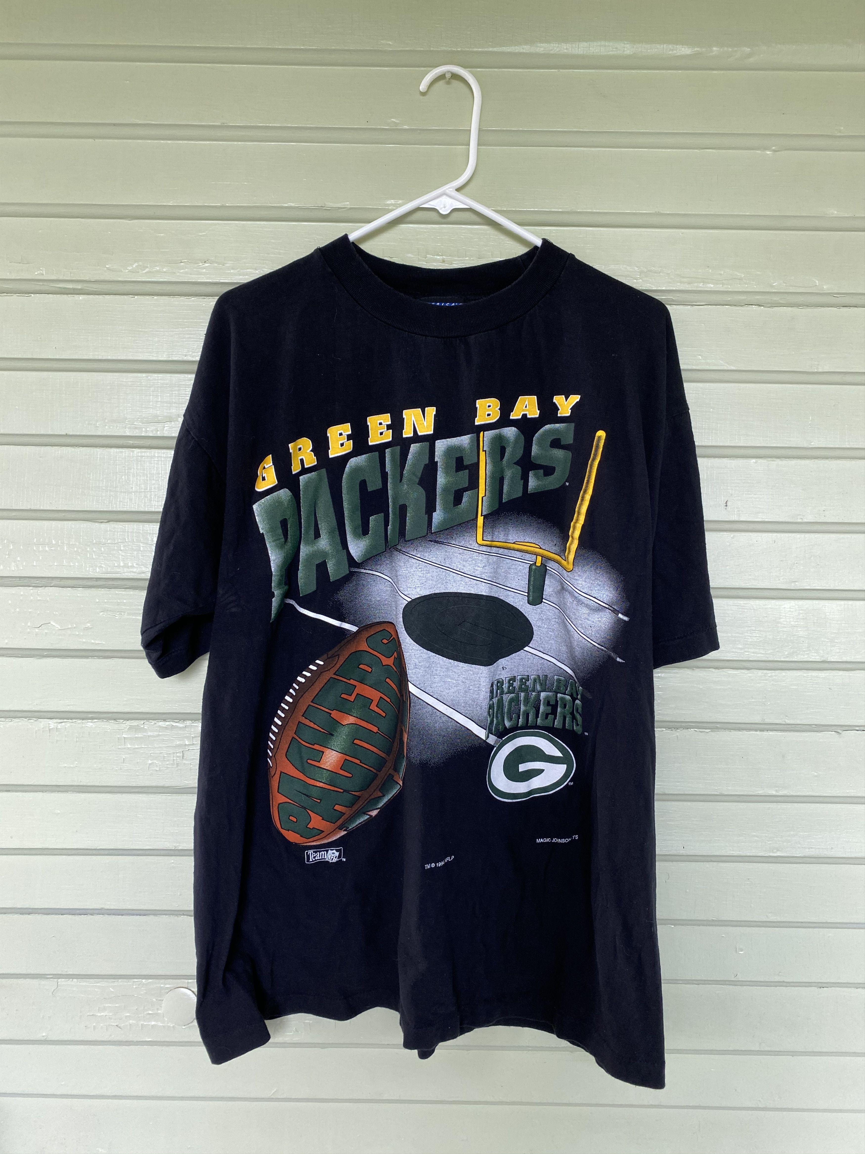 NBA × NFL × Vintage Vintage Green Bay Packers Shirt Size US L / EU 52-54 / 3 - 1 Thumbnail