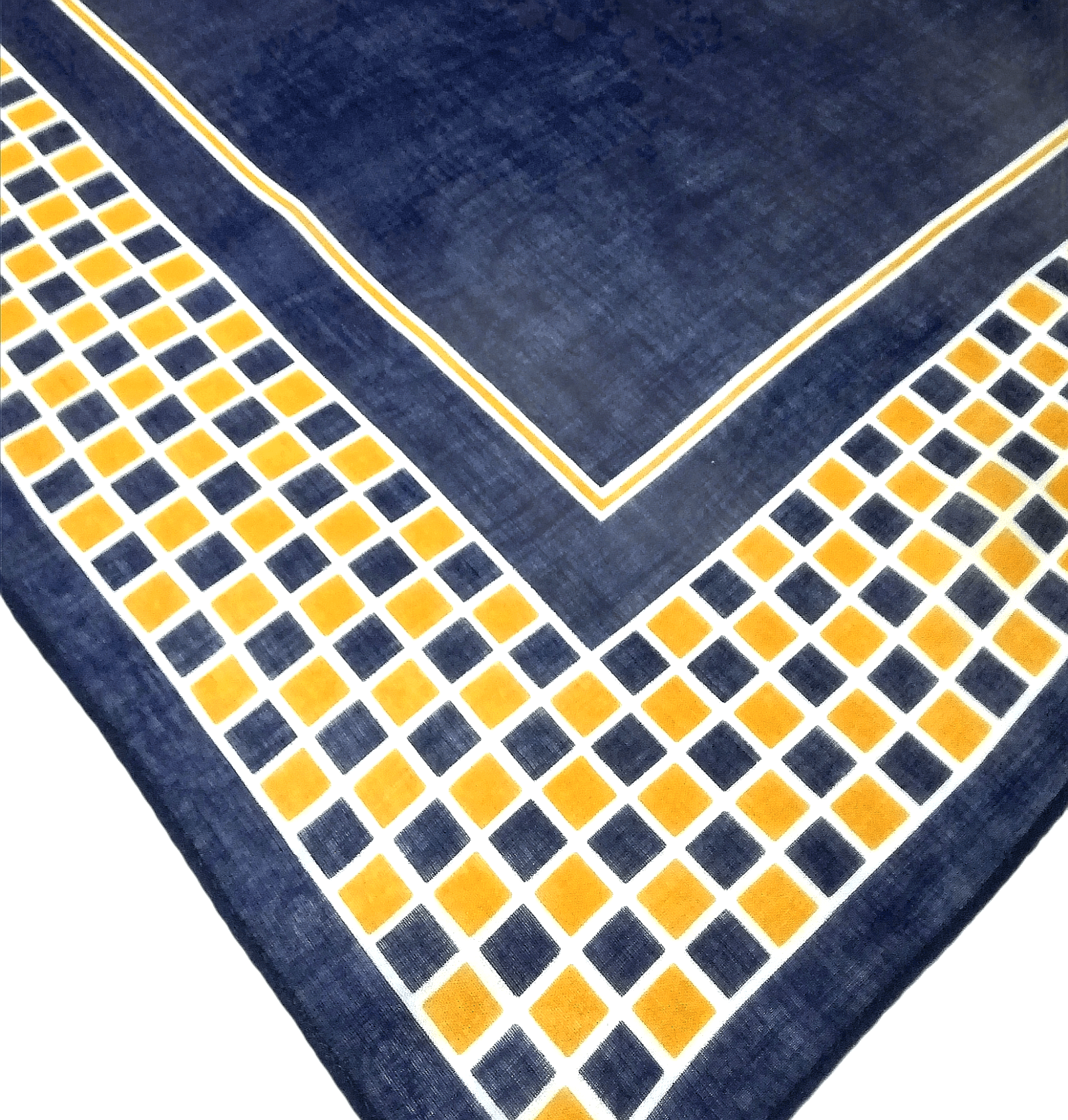 Pierre Balmain Pierre Balmain Paris Bandana Handkerchief Blue Luxury Style Size ONE SIZE - 2 Thumbnail