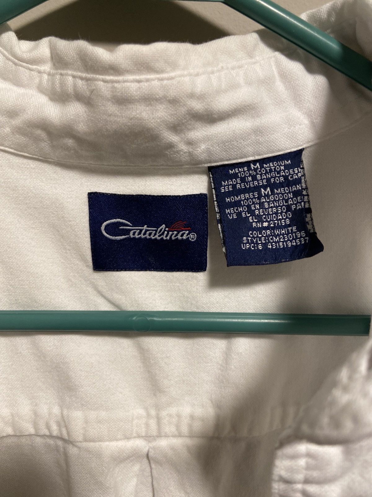 Catalina White short sleeve button up Size US M / EU 48-50 / 2 - 3 Thumbnail