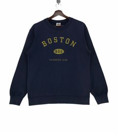 Vintage Vintage Boston University Womens Sweatshirt Large Hanes