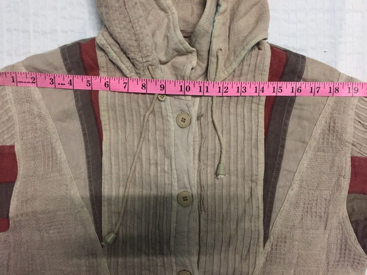Japanese Brand Patchy Jacket Detachable Hoodie Like Greg Lauren Design Size US M / EU 48-50 / 2 - 24 Thumbnail