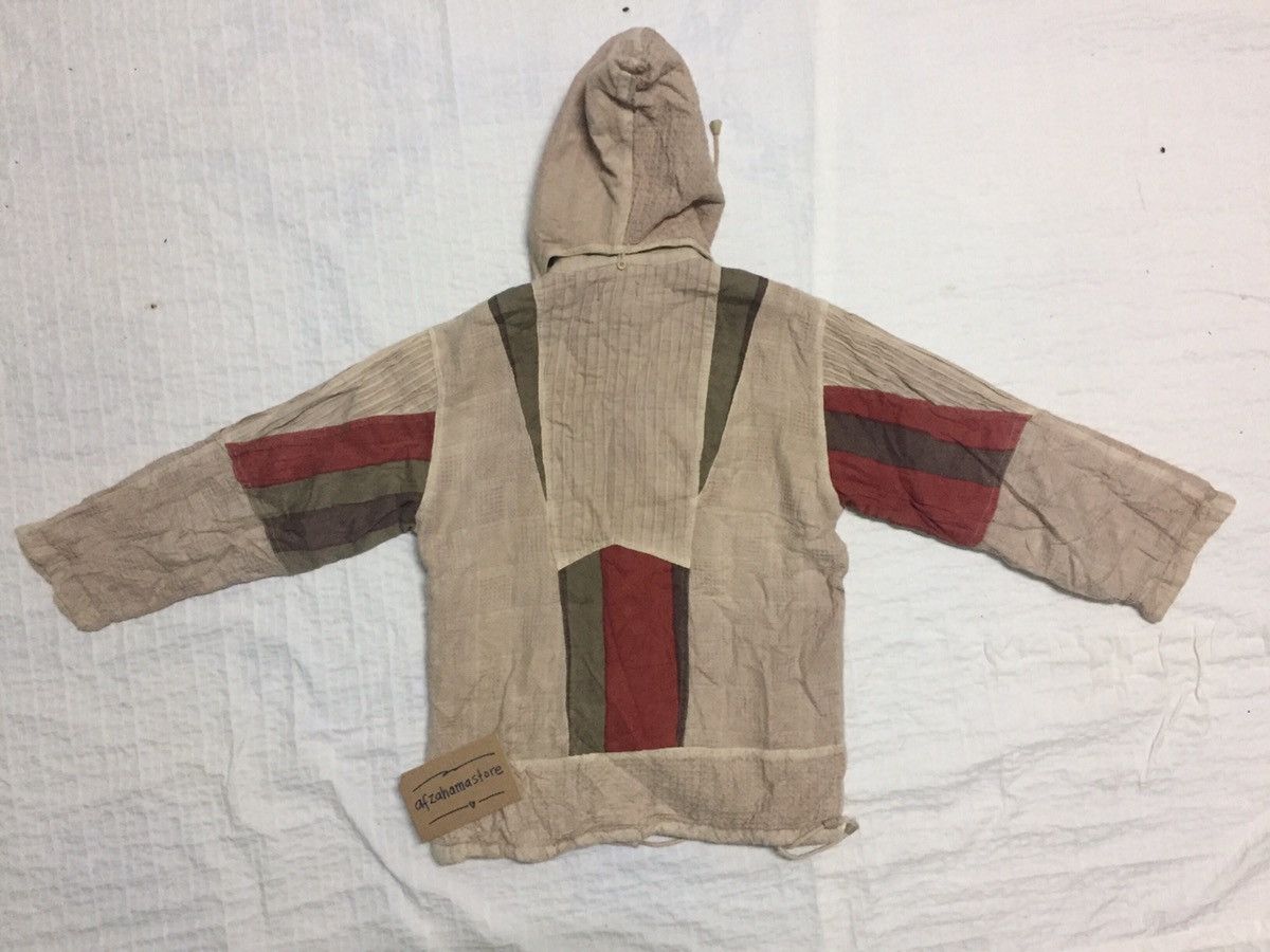 Japanese Brand Patchy Jacket Detachable Hoodie Like Greg Lauren Design Size US M / EU 48-50 / 2 - 9 Thumbnail