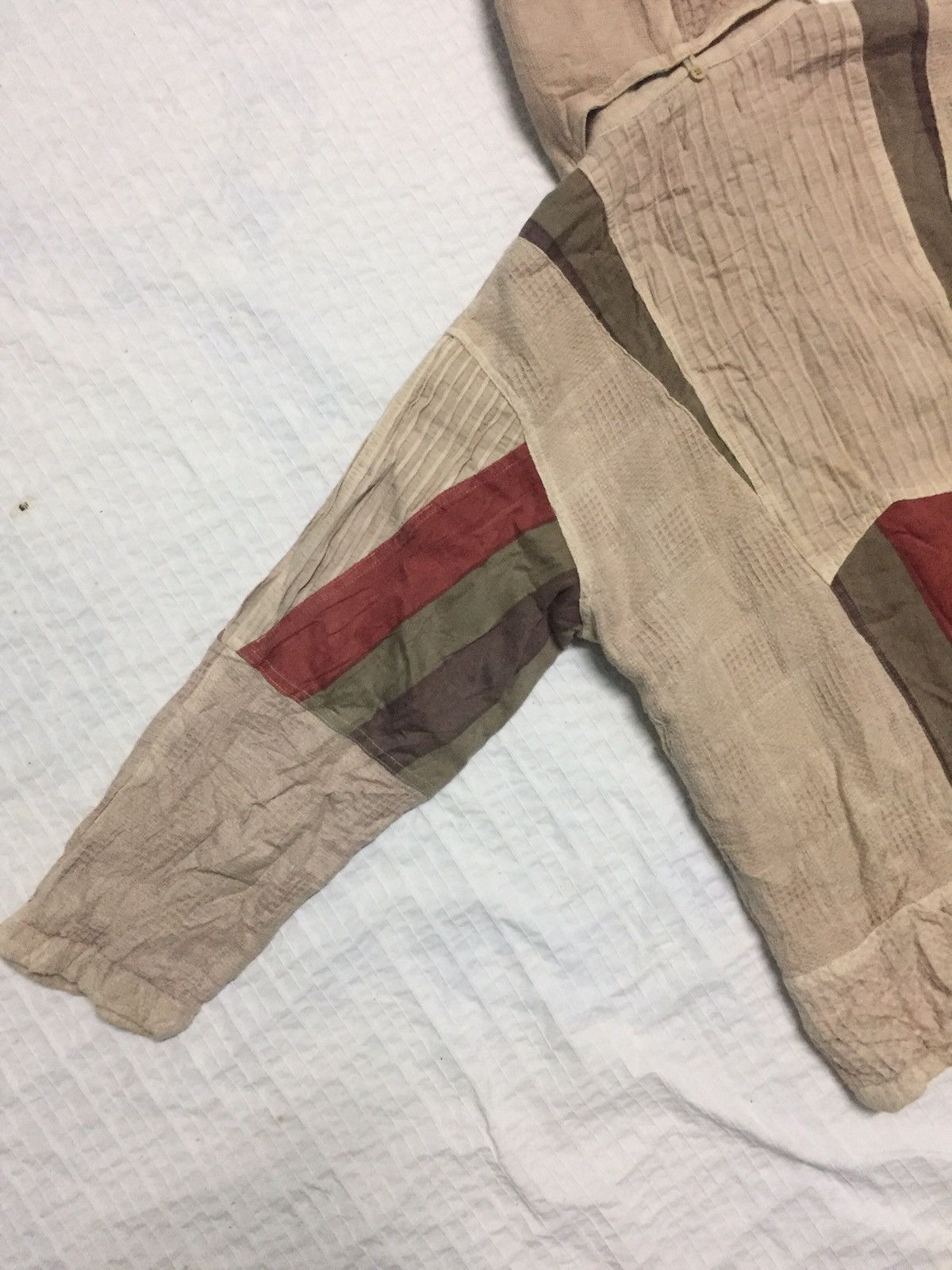 Japanese Brand Patchy Jacket Detachable Hoodie Like Greg Lauren Design Size US M / EU 48-50 / 2 - 10 Thumbnail