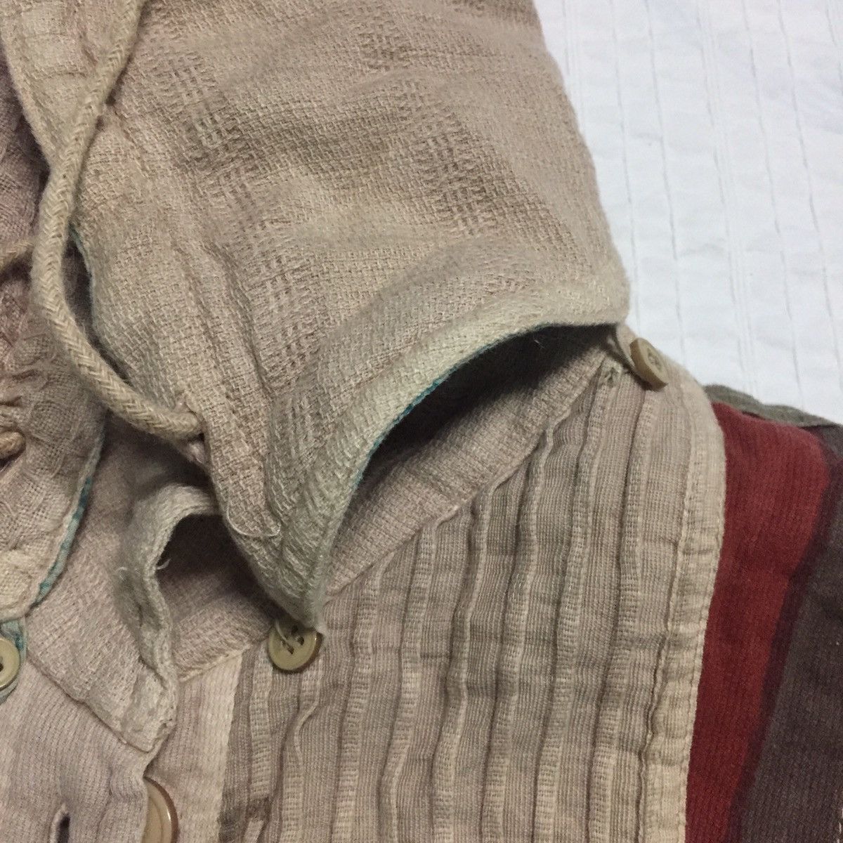 Japanese Brand Patchy Jacket Detachable Hoodie Like Greg Lauren Design Size US M / EU 48-50 / 2 - 16 Thumbnail