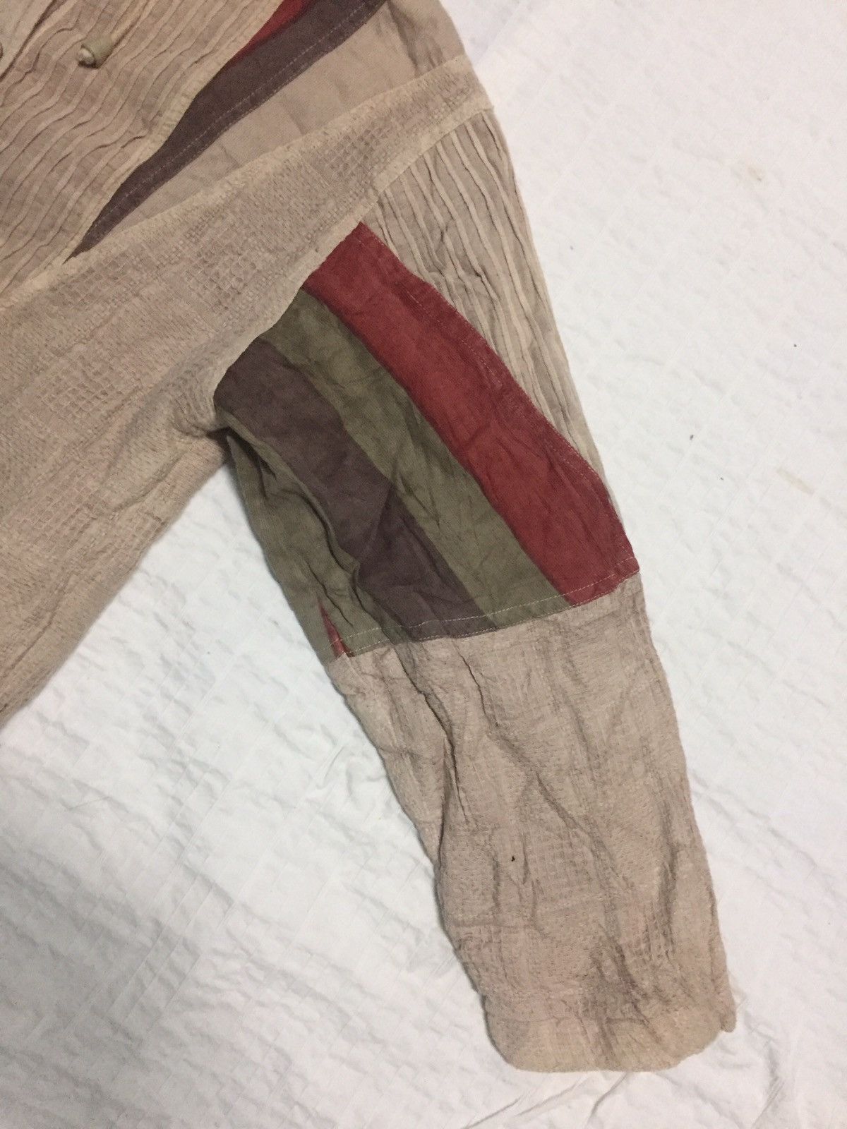 Japanese Brand Patchy Jacket Detachable Hoodie Like Greg Lauren Design Size US M / EU 48-50 / 2 - 5 Thumbnail