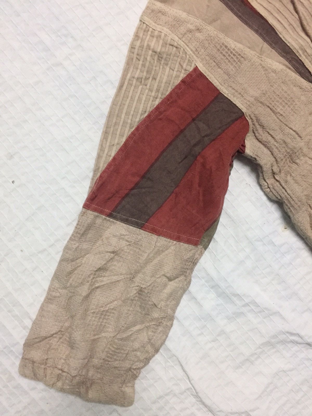 Japanese Brand Patchy Jacket Detachable Hoodie Like Greg Lauren Design Size US M / EU 48-50 / 2 - 2 Thumbnail