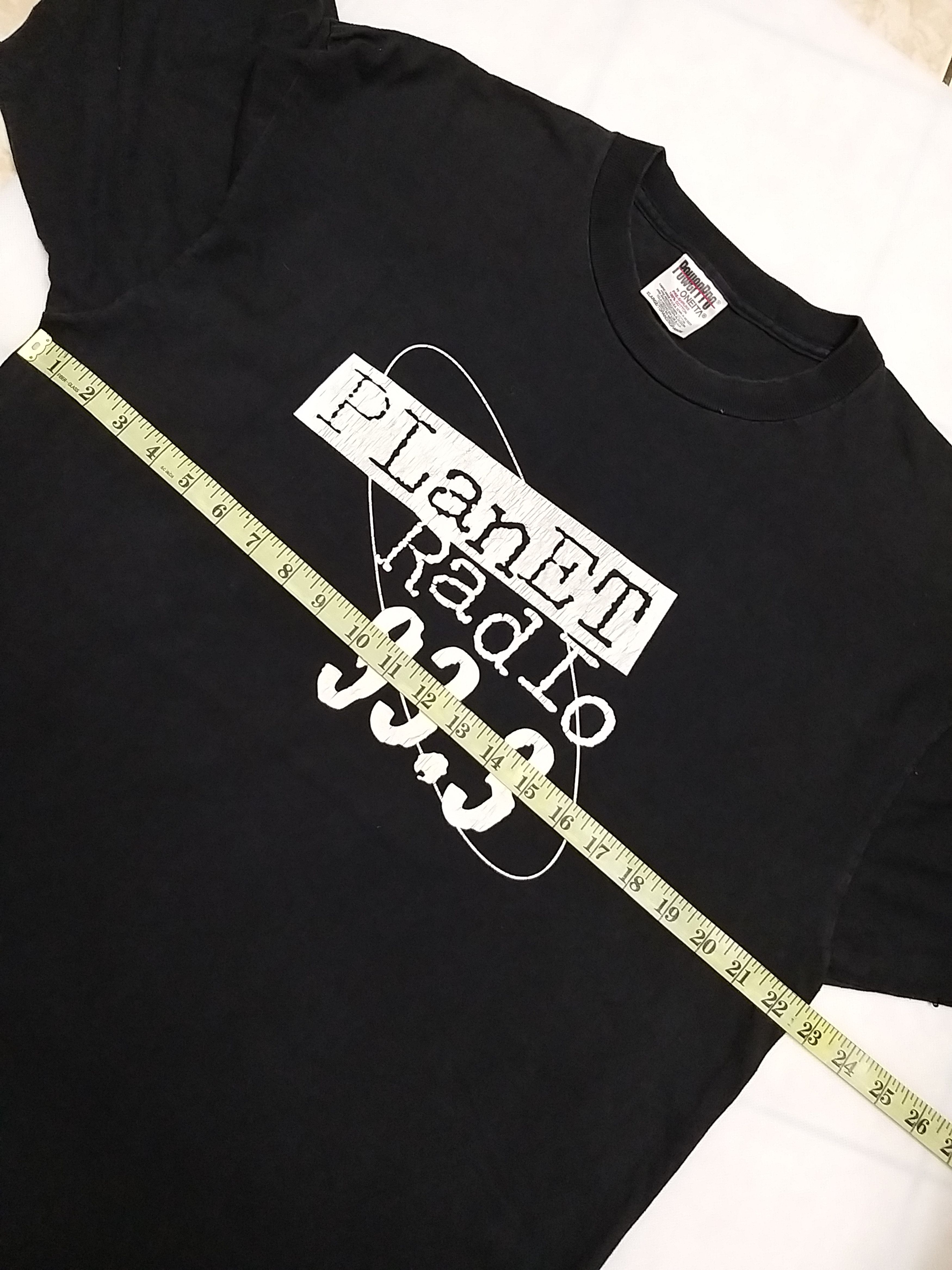 Band Tees RARE💥VINTAGE 90'S PLANET RADIO STATION 93.3 BAND T SHIRT Size US XL / EU 56 / 4 - 6 Thumbnail