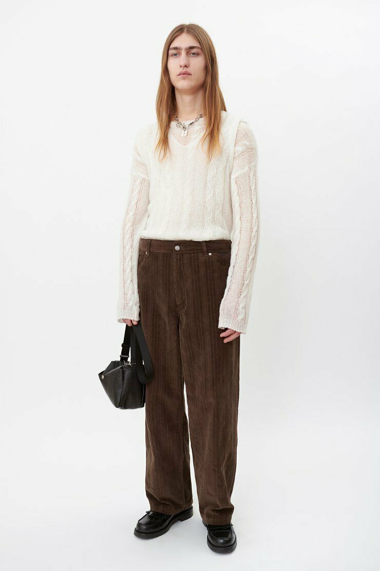 Our Legacy Our Legacy VAST CUT BROWN CHOCOLATE CORD PANTS 50 NEW