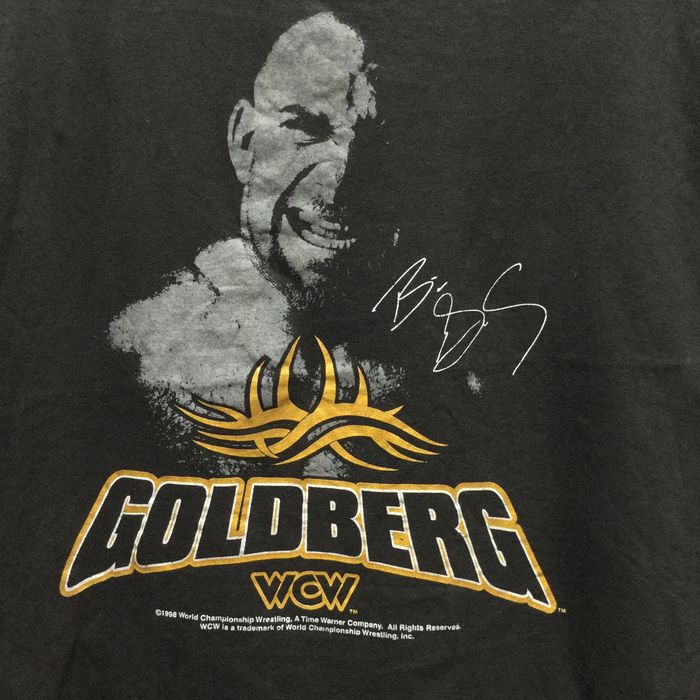 T-shirt de lutte WCW Bill Goldberg vintage 1998