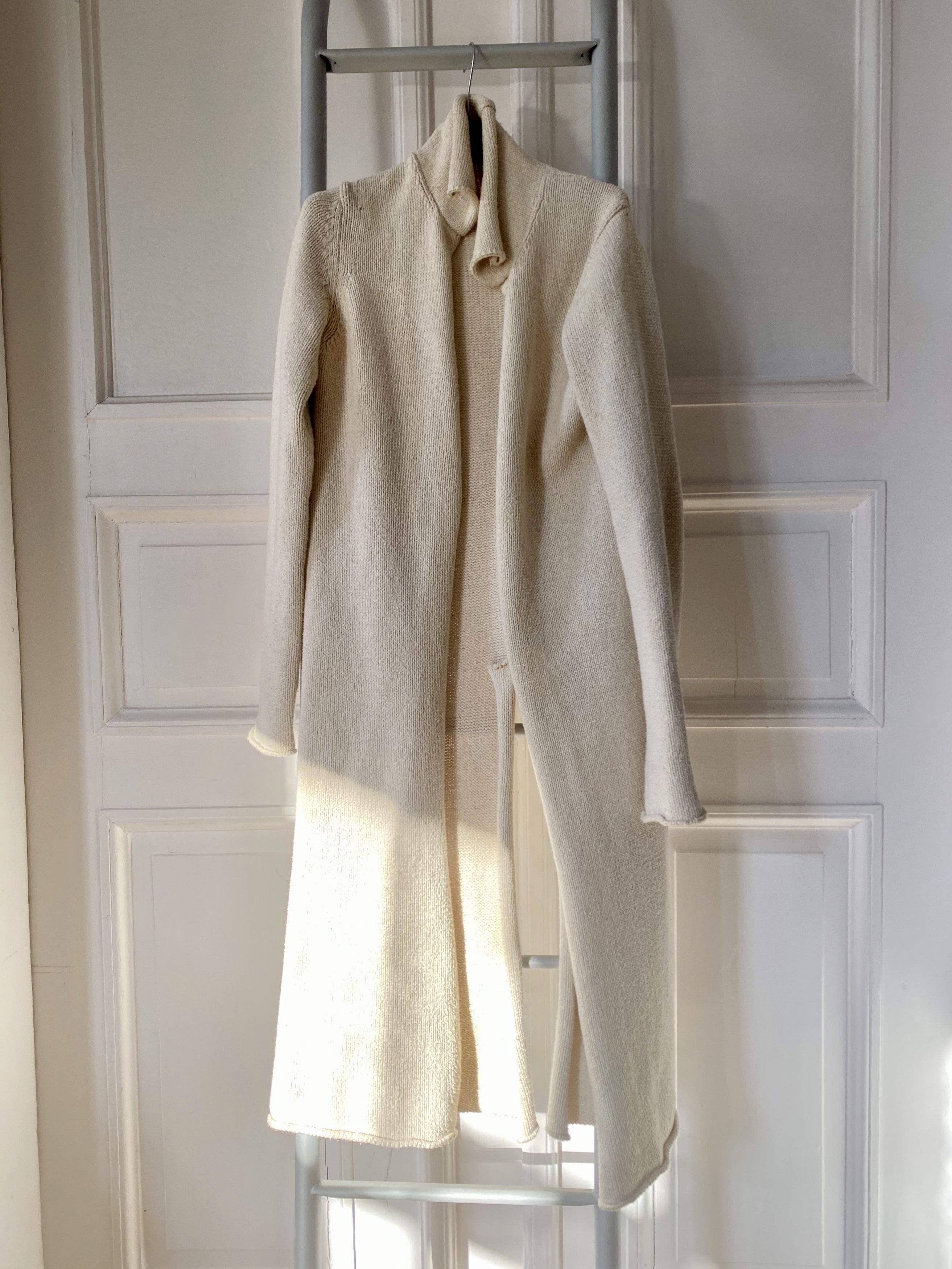 Label Under Construction Long Knitted Coat Size US M / EU 48-50 / 2 - 1 Thumbnail