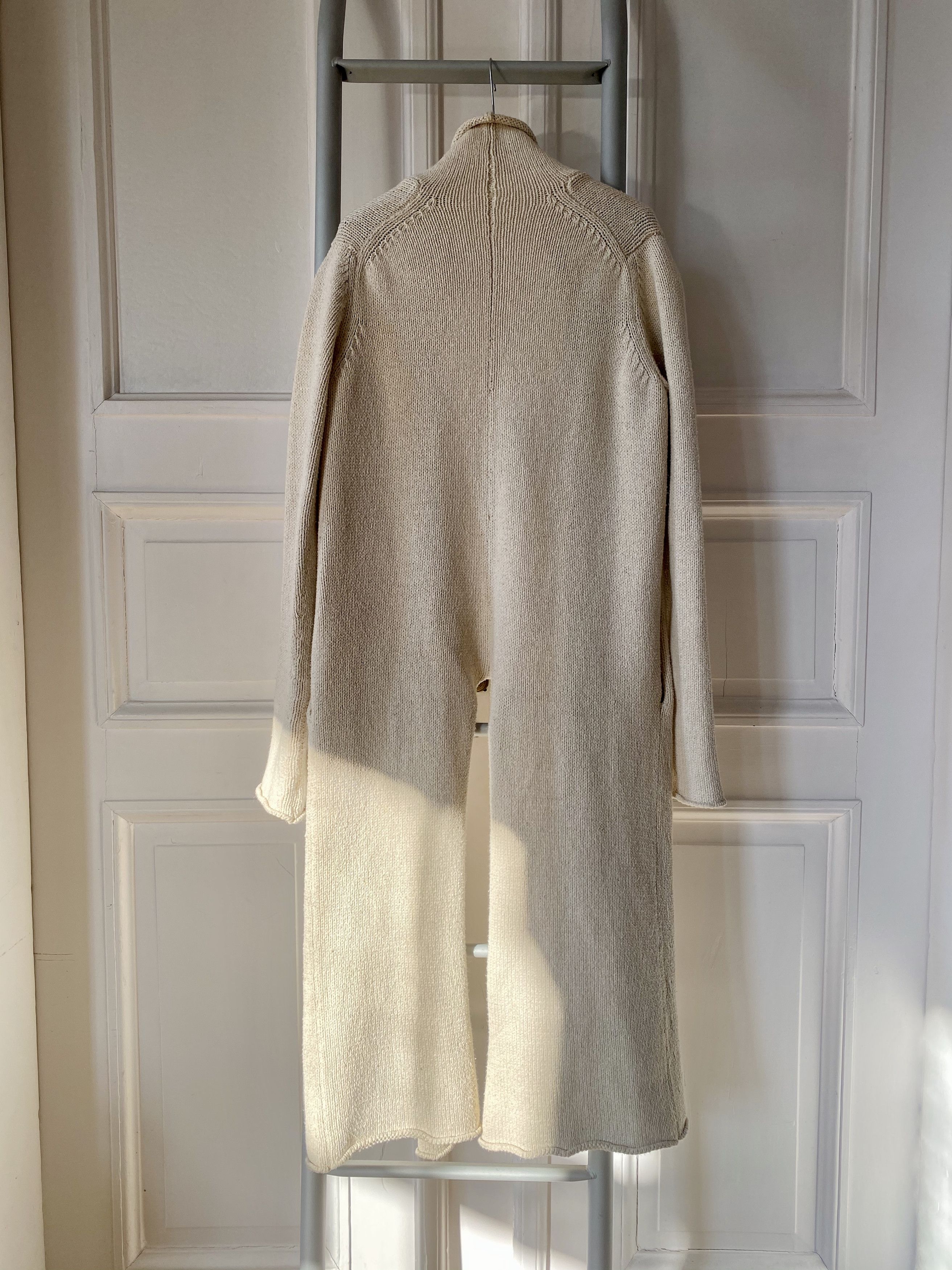 Label Under Construction Long Knitted Coat Size US M / EU 48-50 / 2 - 3 Thumbnail