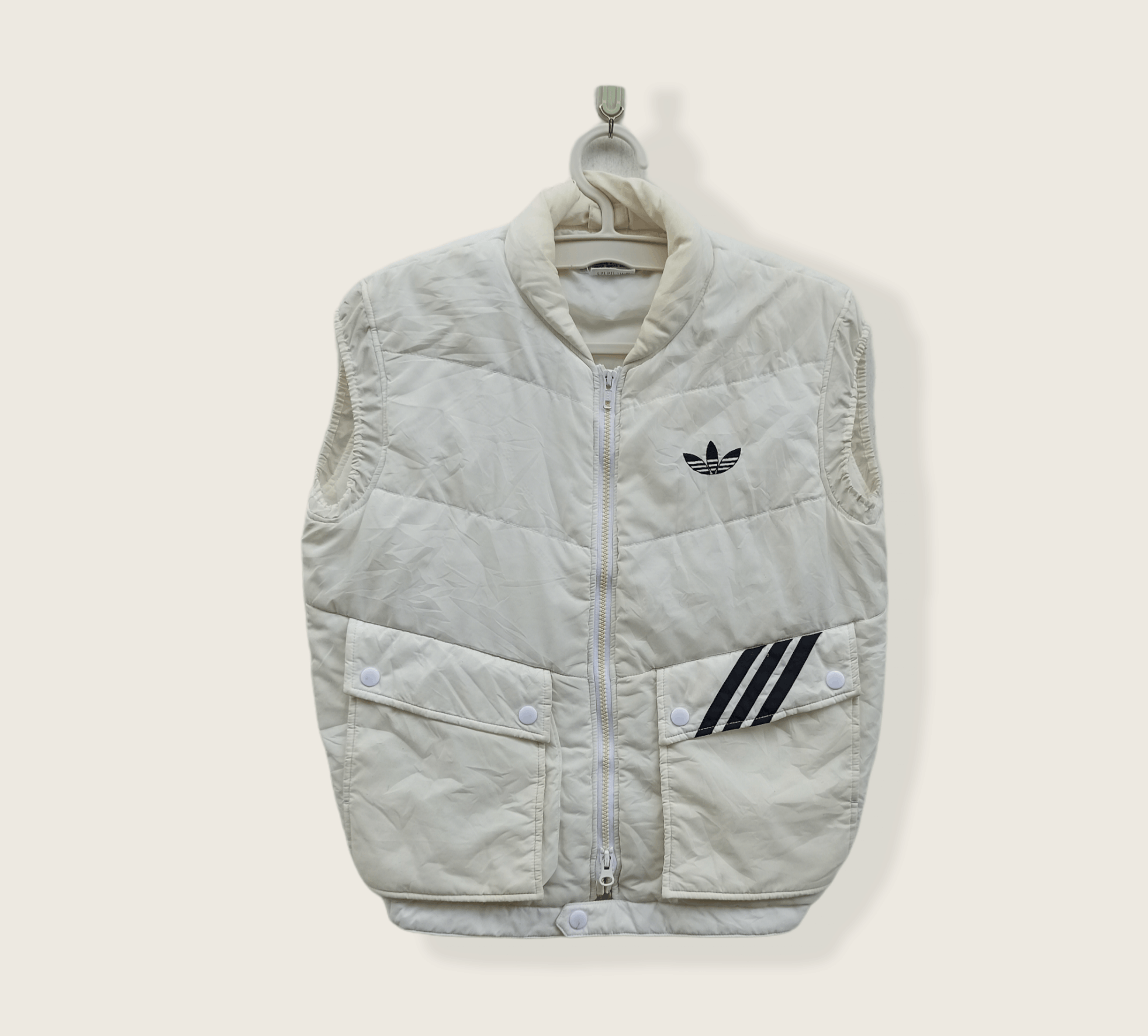 Adidas × Descente × Vintage Vintage Adidas Trefoil by Descente Down Vest Jacket Size US M / EU 48-50 / 2 - 1 Thumbnail