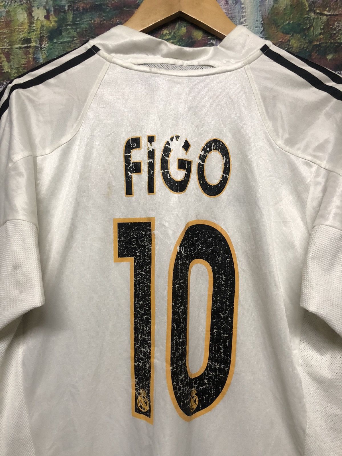 Other Vtg real madrid jersey (figo) Size US M / EU 48-50 / 2 - 6 Thumbnail
