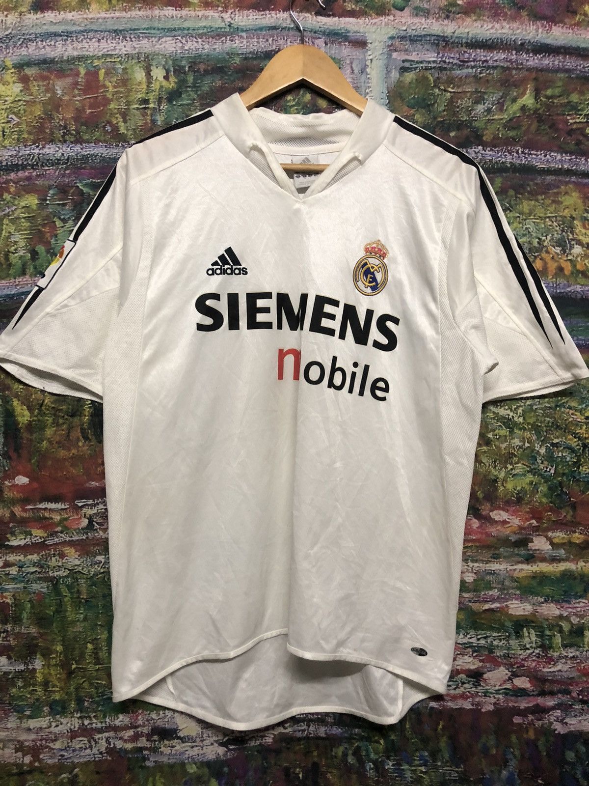 Other Vtg real madrid jersey (figo) Size US M / EU 48-50 / 2 - 3 Thumbnail