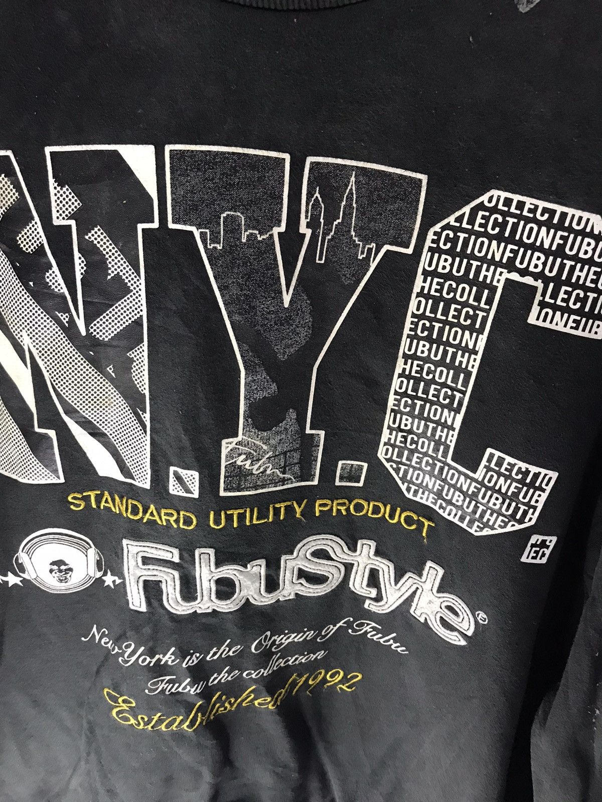 Fubu Distressed fubu collection sweatshirt Size US M / EU 48-50 / 2 - 4 Thumbnail