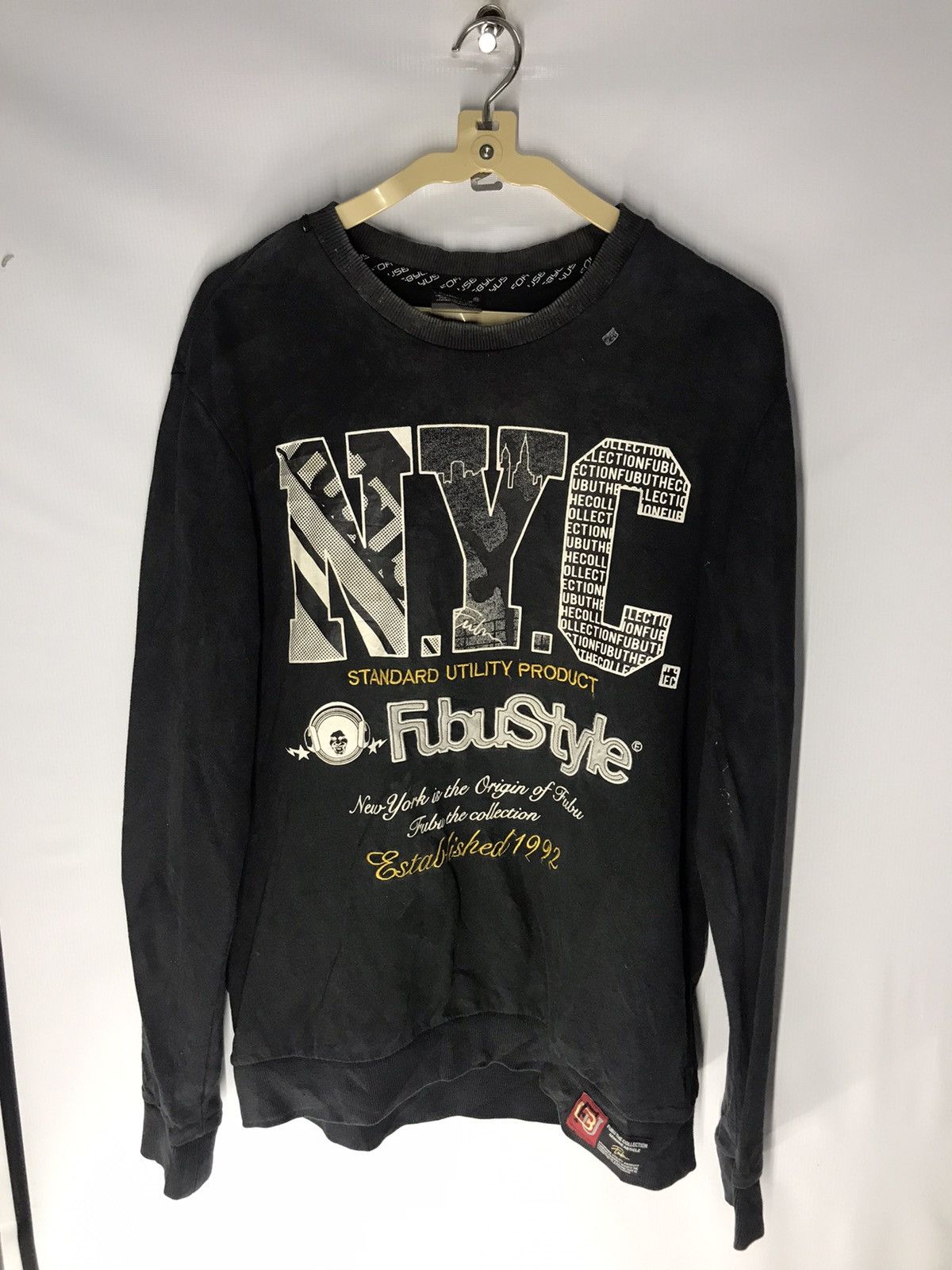 Fubu Distressed fubu collection sweatshirt Size US M / EU 48-50 / 2 - 6 Thumbnail