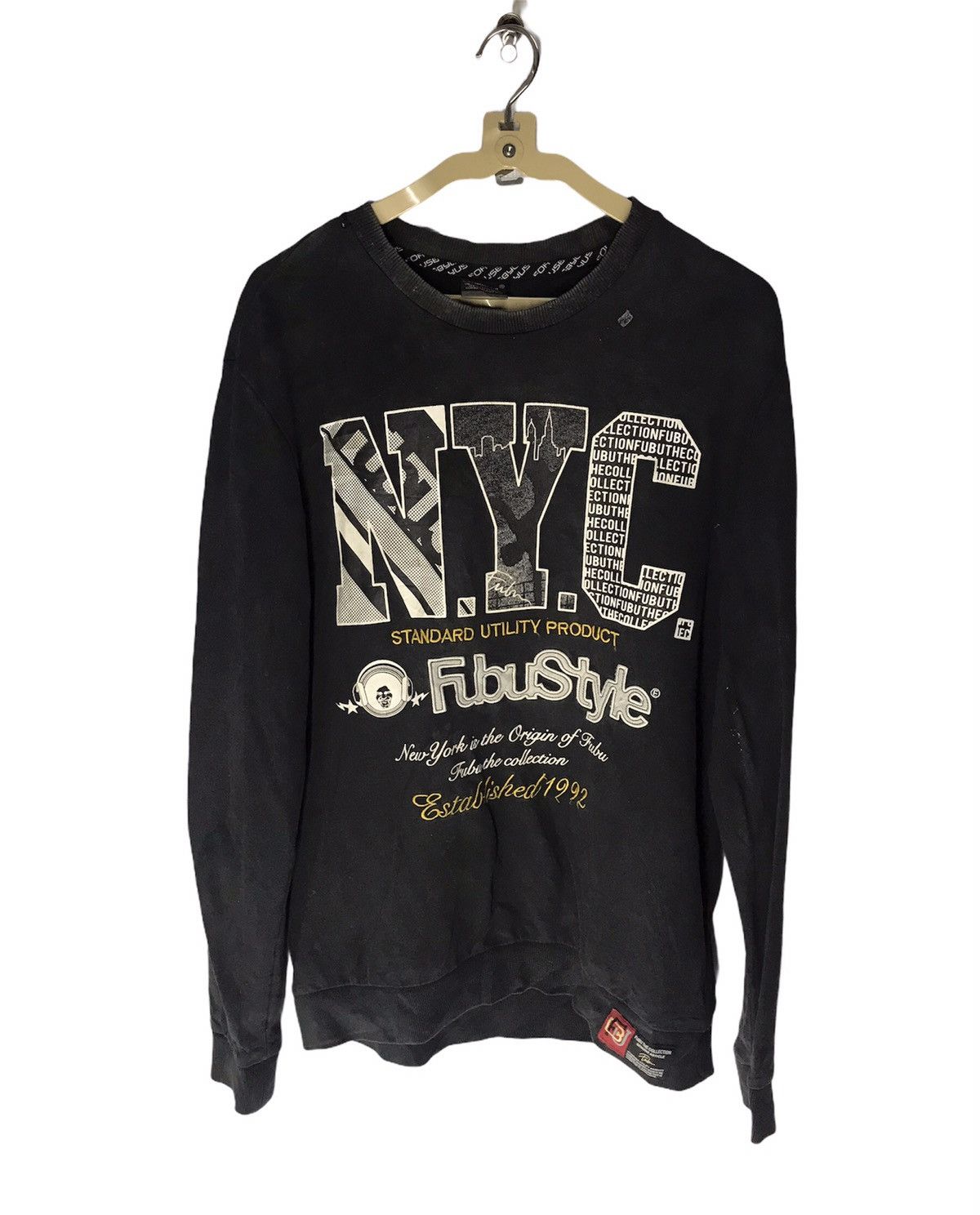 Fubu Distressed fubu collection sweatshirt Size US M / EU 48-50 / 2 - 1 Thumbnail
