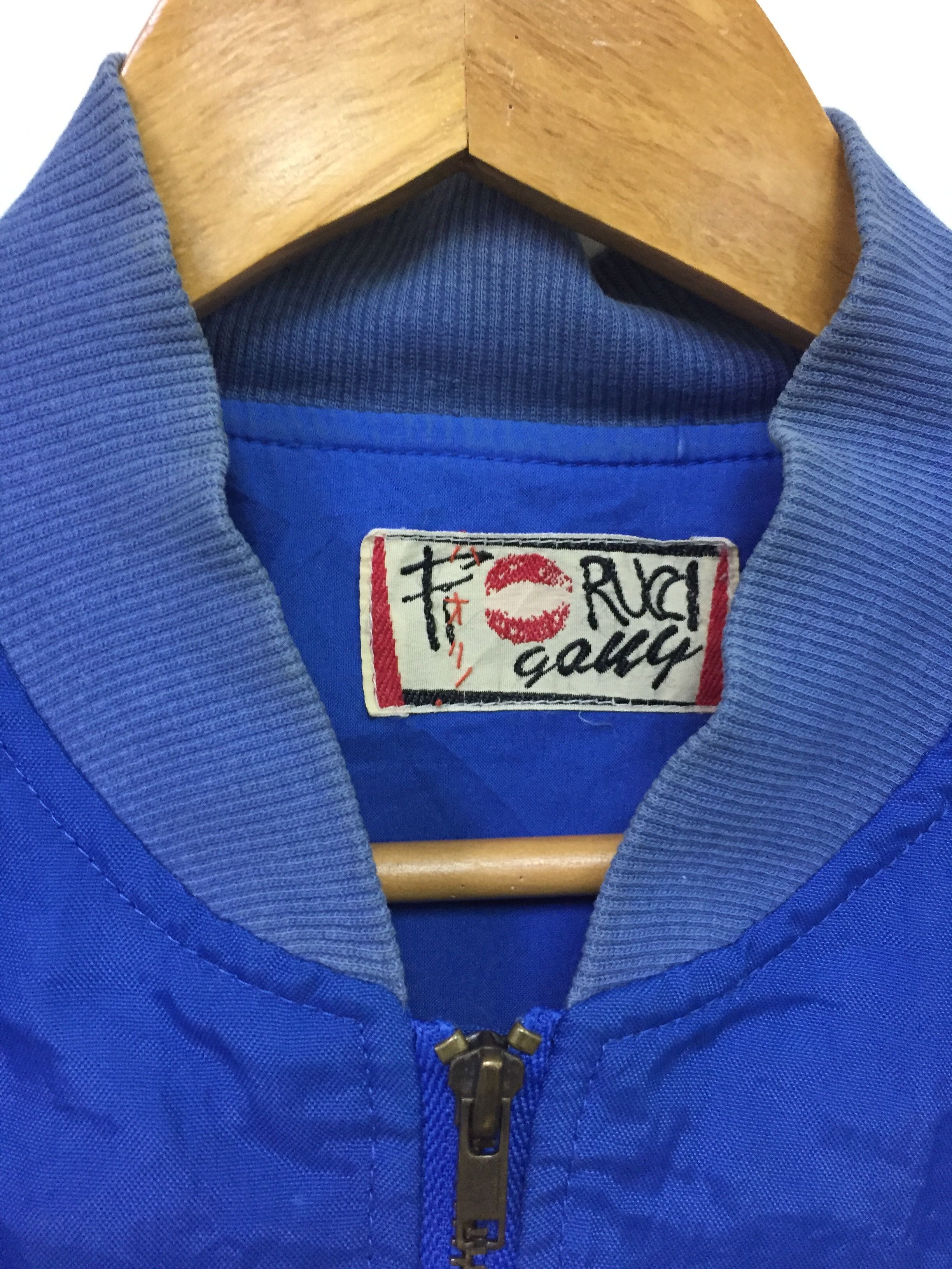 Fiorucci Vintage FIORUCCI Italy Nylon Bomber Jacket Size US M / EU 48-50 / 2 - 11 Thumbnail