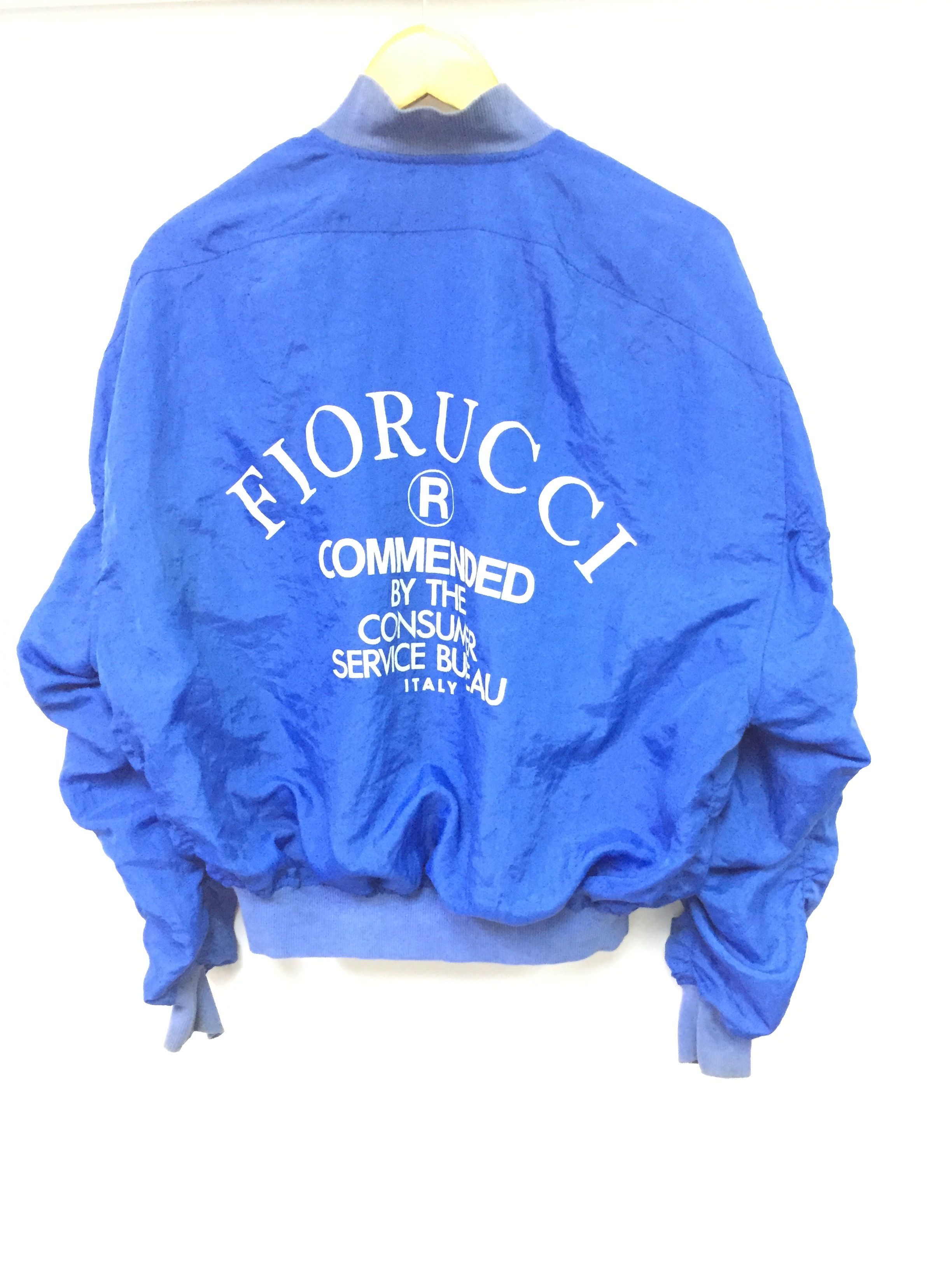 Fiorucci Vintage FIORUCCI Italy Nylon Bomber Jacket Size US M / EU 48-50 / 2 - 1 Thumbnail