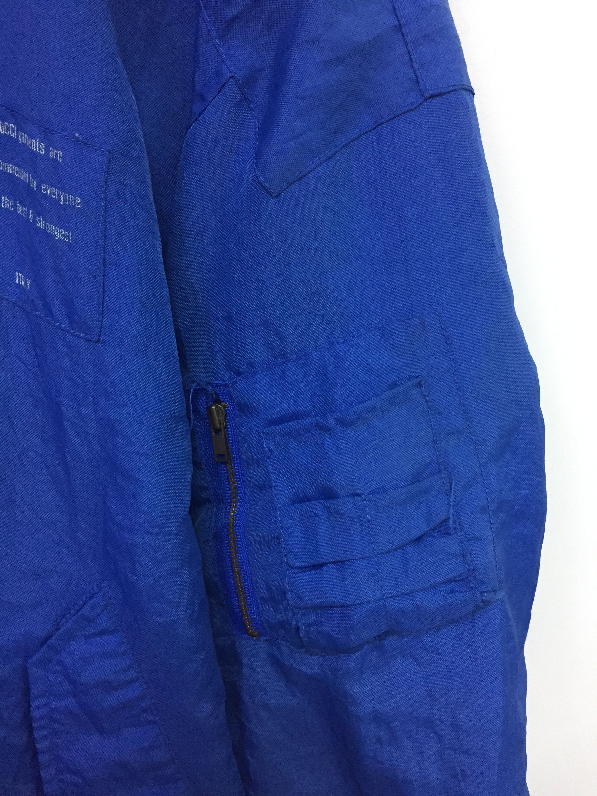 Fiorucci Vintage FIORUCCI Italy Nylon Bomber Jacket Size US M / EU 48-50 / 2 - 8 Thumbnail