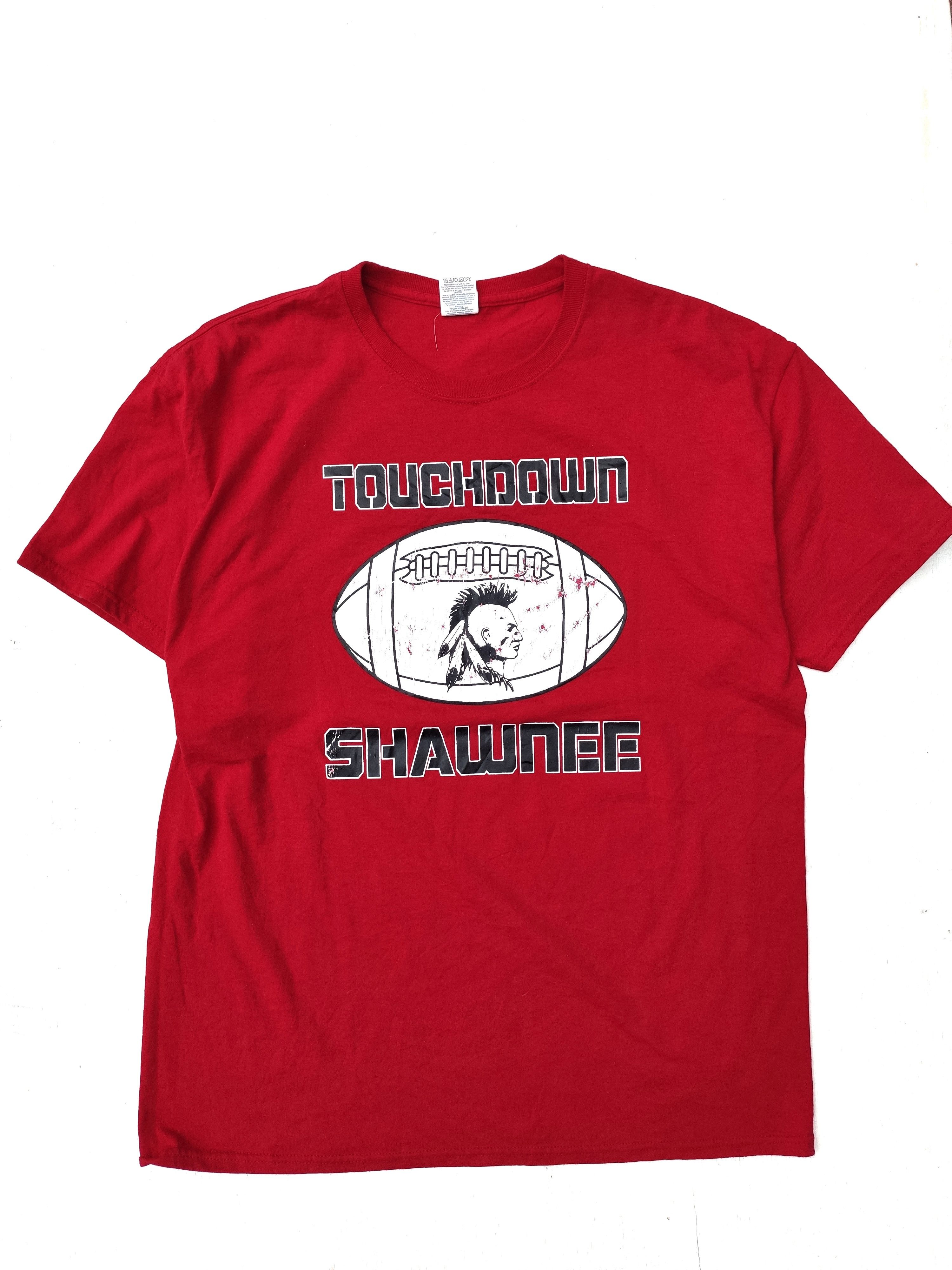 NFL Vintage Touch Down Shawnee Trojan t shirt Size US L / EU 52-54 / 3 - 1 Thumbnail