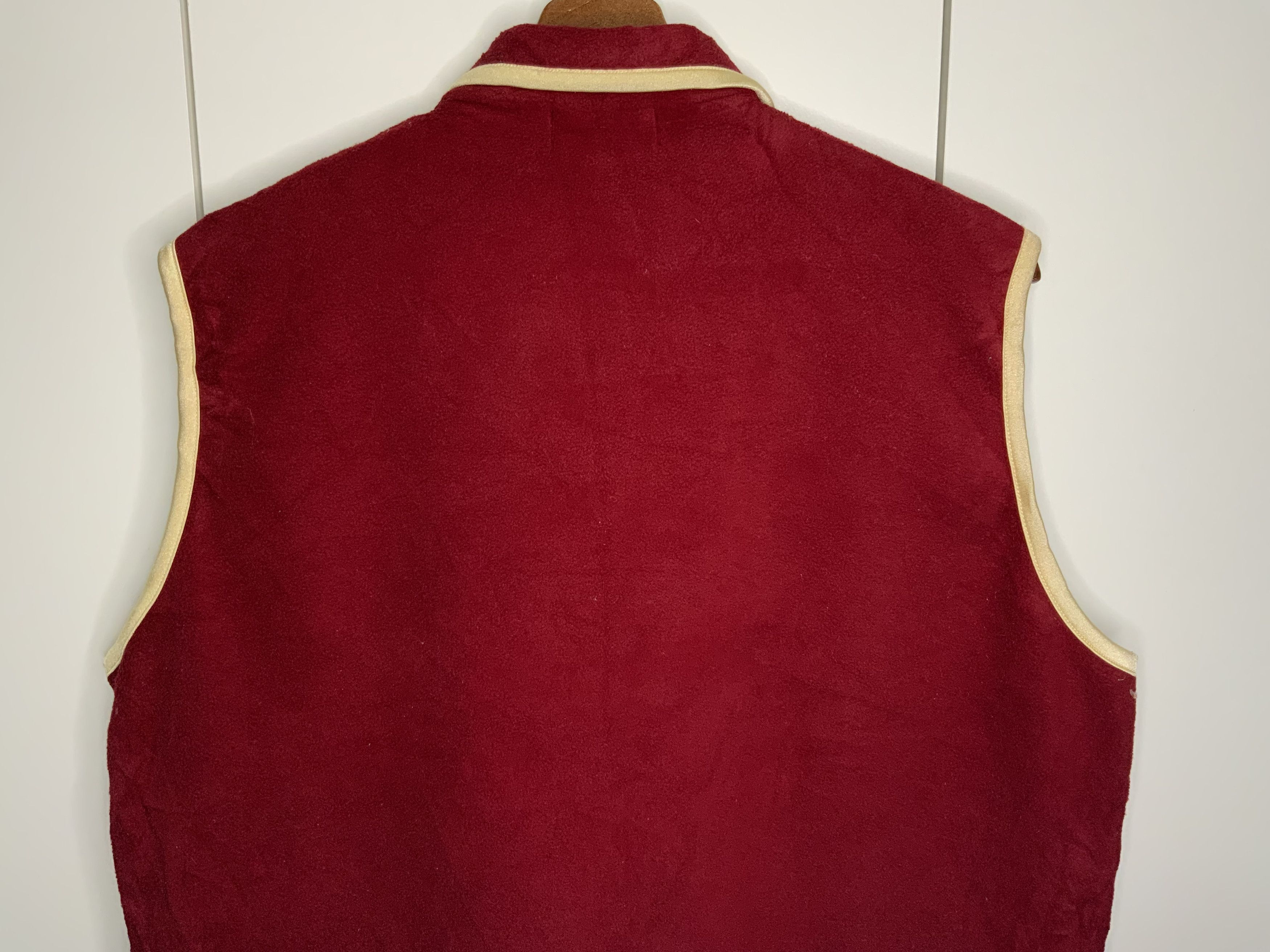 Ellesse Vintage Ellesse Japan Maroon Winter Coduroi Vest Size US L / EU 52-54 / 3 - 6 Thumbnail