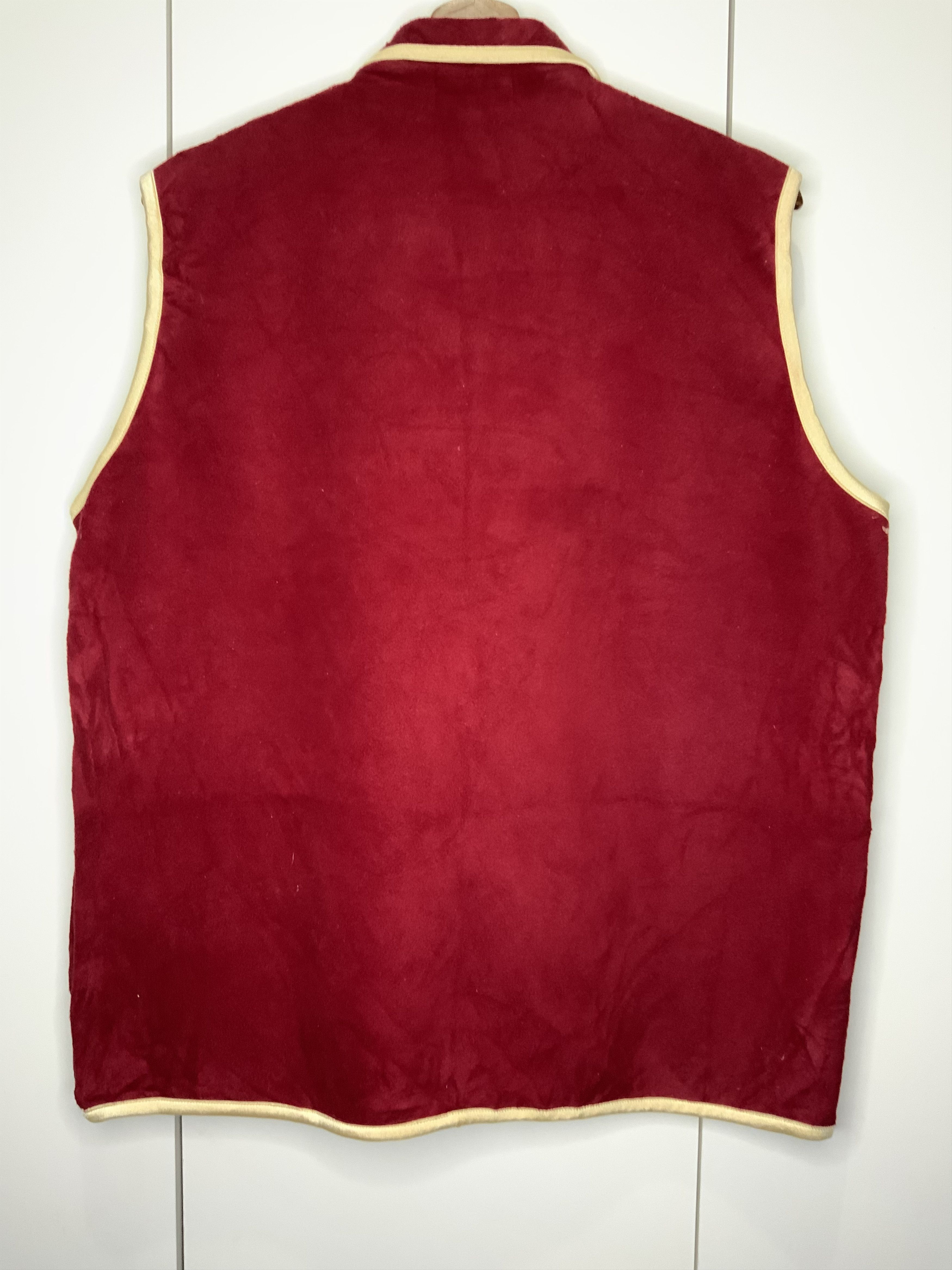 Ellesse Vintage Ellesse Japan Maroon Winter Coduroi Vest Size US L / EU 52-54 / 3 - 2 Thumbnail