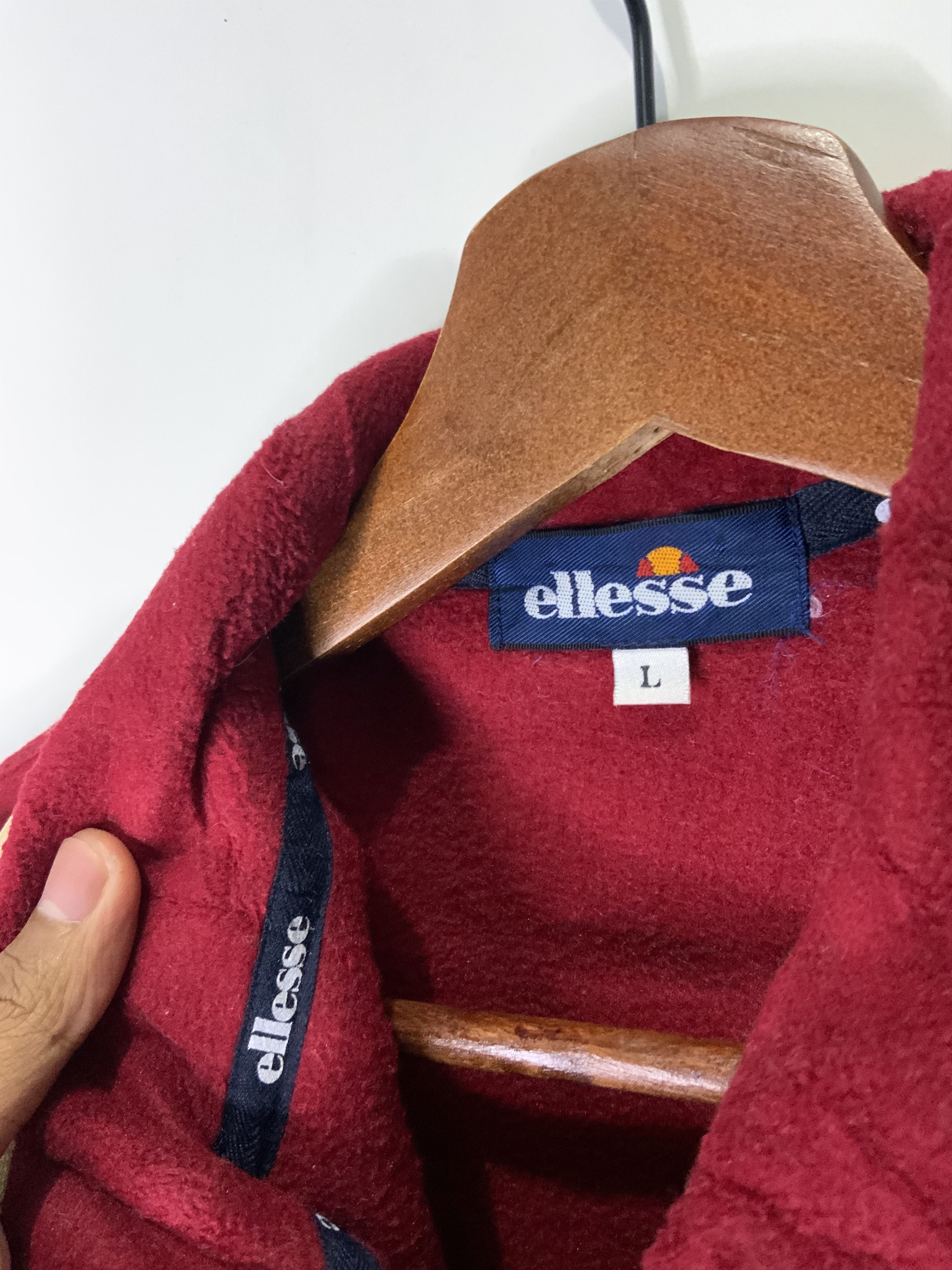 Ellesse Vintage Ellesse Japan Maroon Winter Coduroi Vest Size US L / EU 52-54 / 3 - 12 Thumbnail