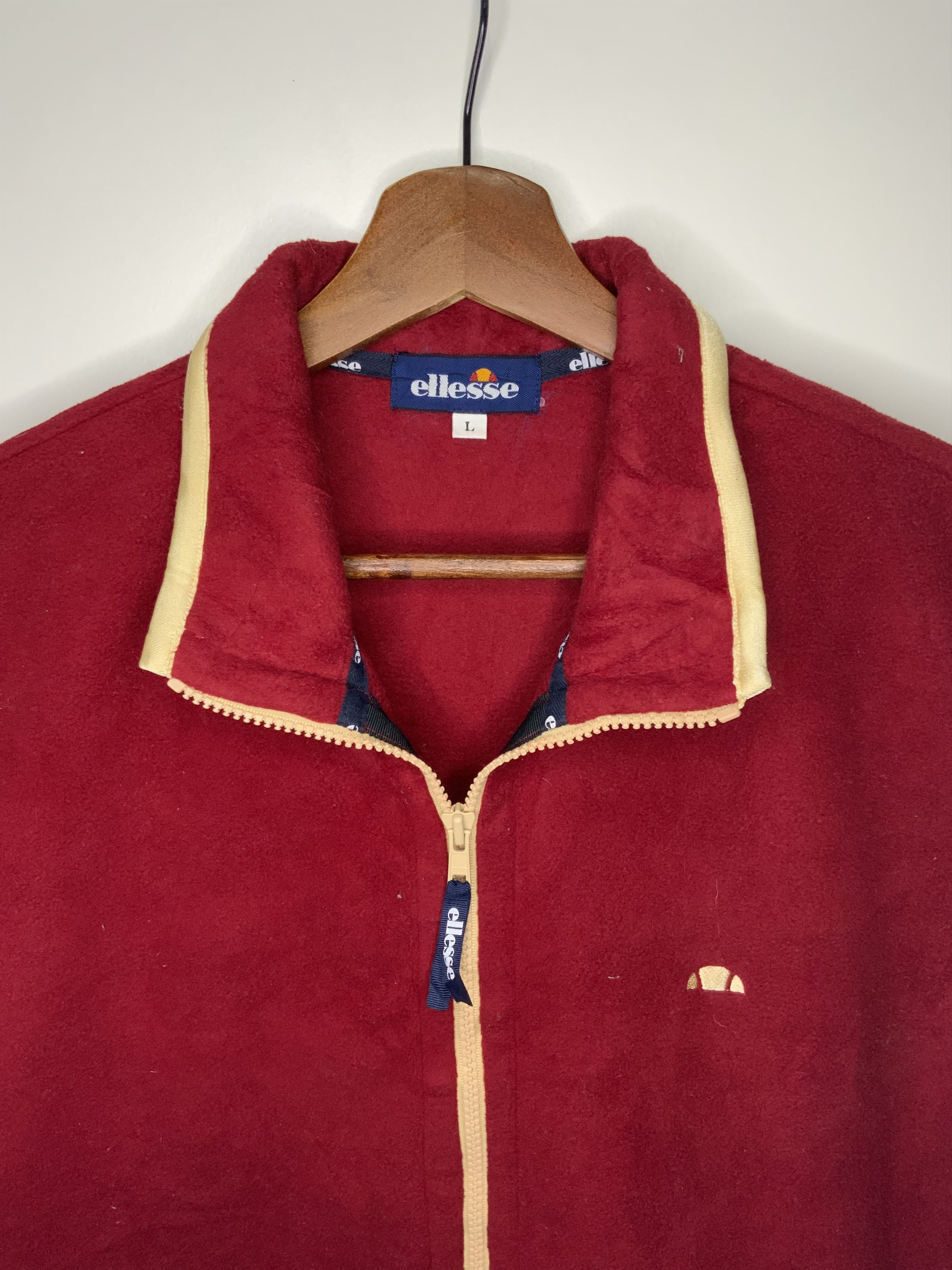 Ellesse Vintage Ellesse Japan Maroon Winter Coduroi Vest Size US L / EU 52-54 / 3 - 4 Thumbnail