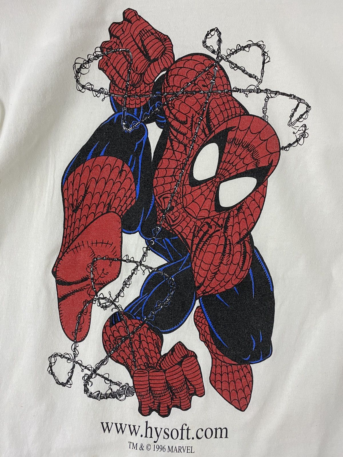 Marvel Comics vintage 1996 SPIDERMAN marvel comic x-men t-shirts Size US M / EU 48-50 / 2 - 3 Thumbnail